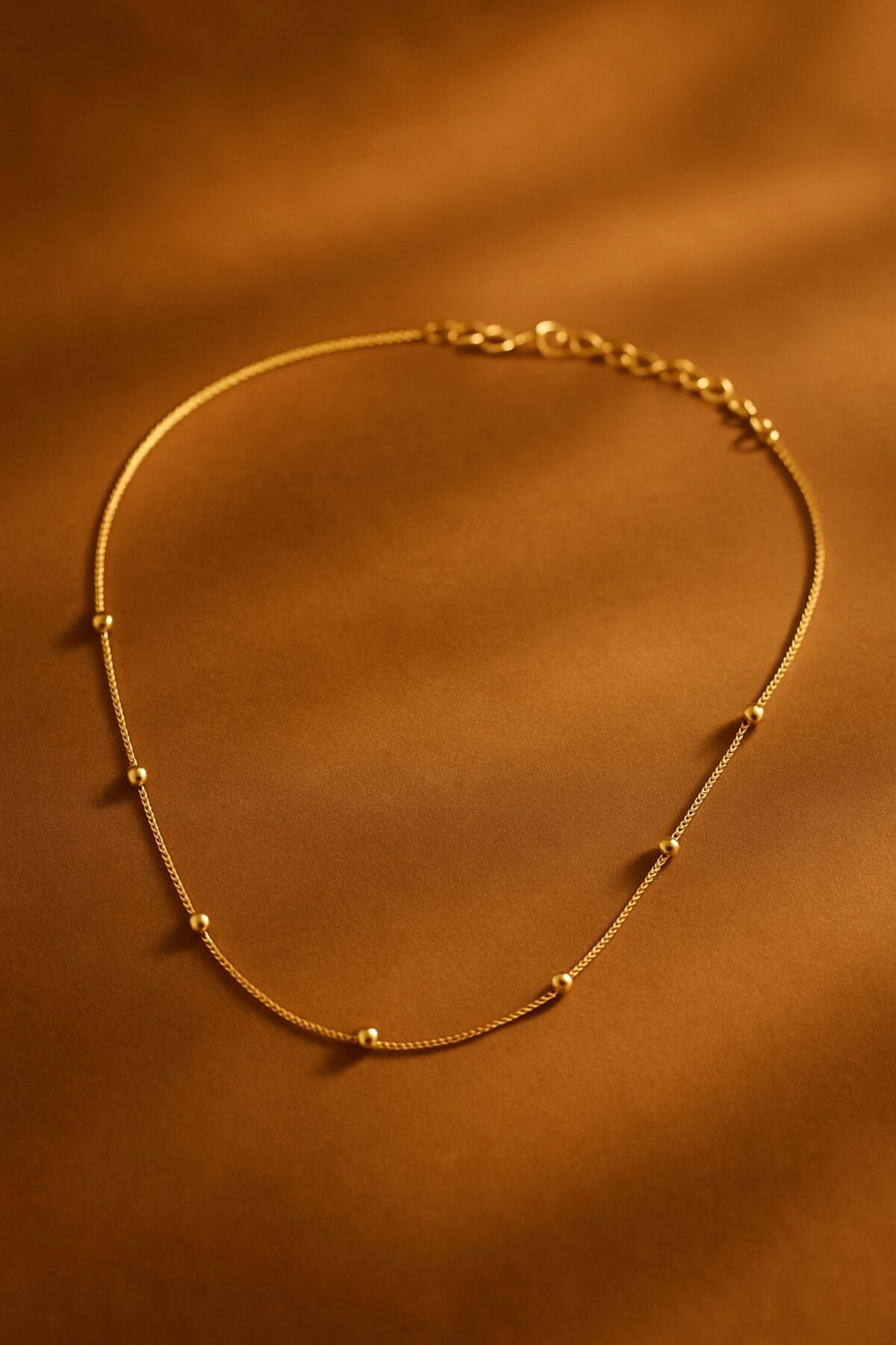 Lisinya Paslanmaz Çelik Dorika Model Gold Renk Kolye