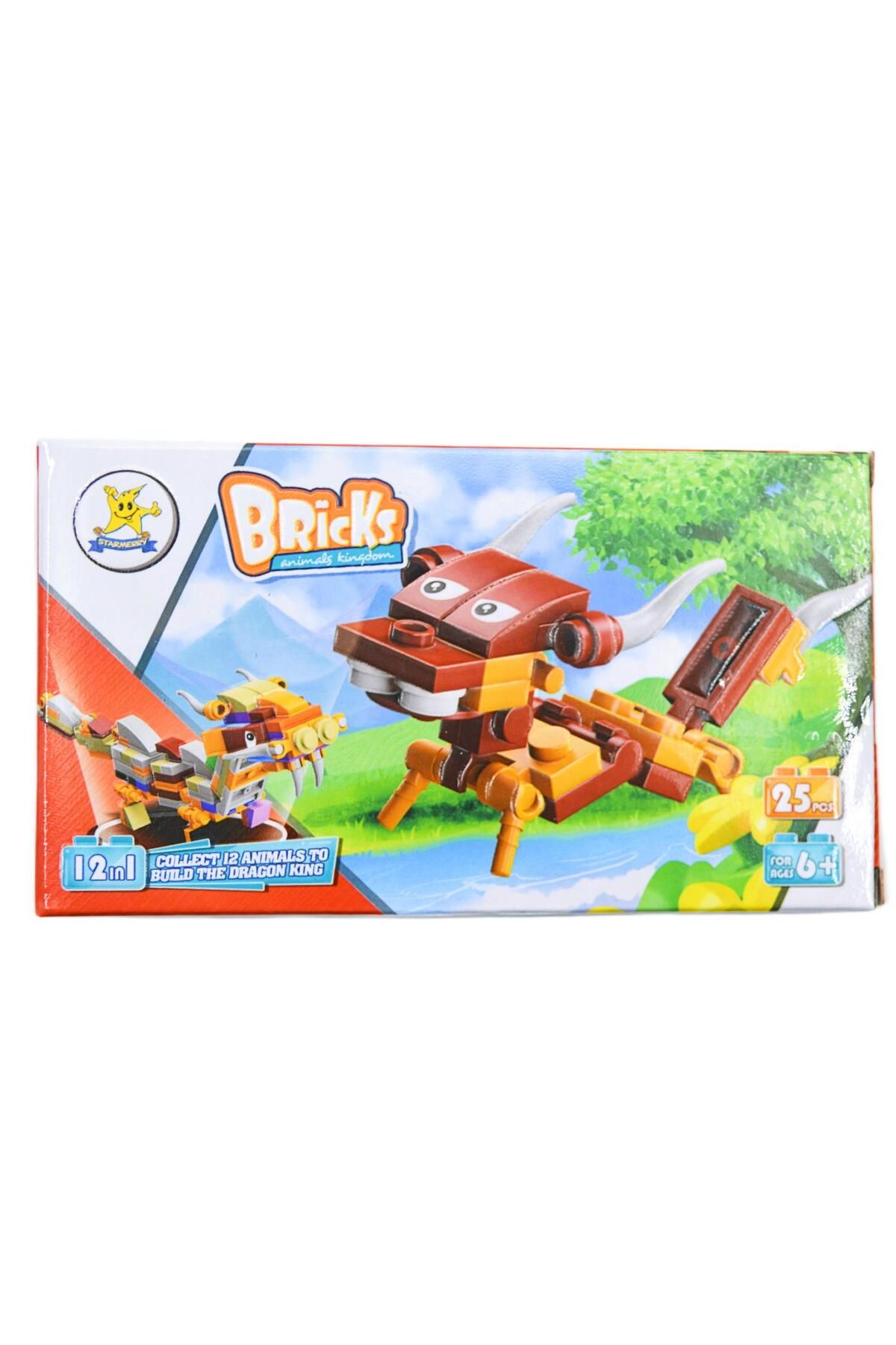 KIZILKAYA Kızılkaya Bricks Lego Hayvanlar 05 Dragon 25 Parça (SM198B-05)