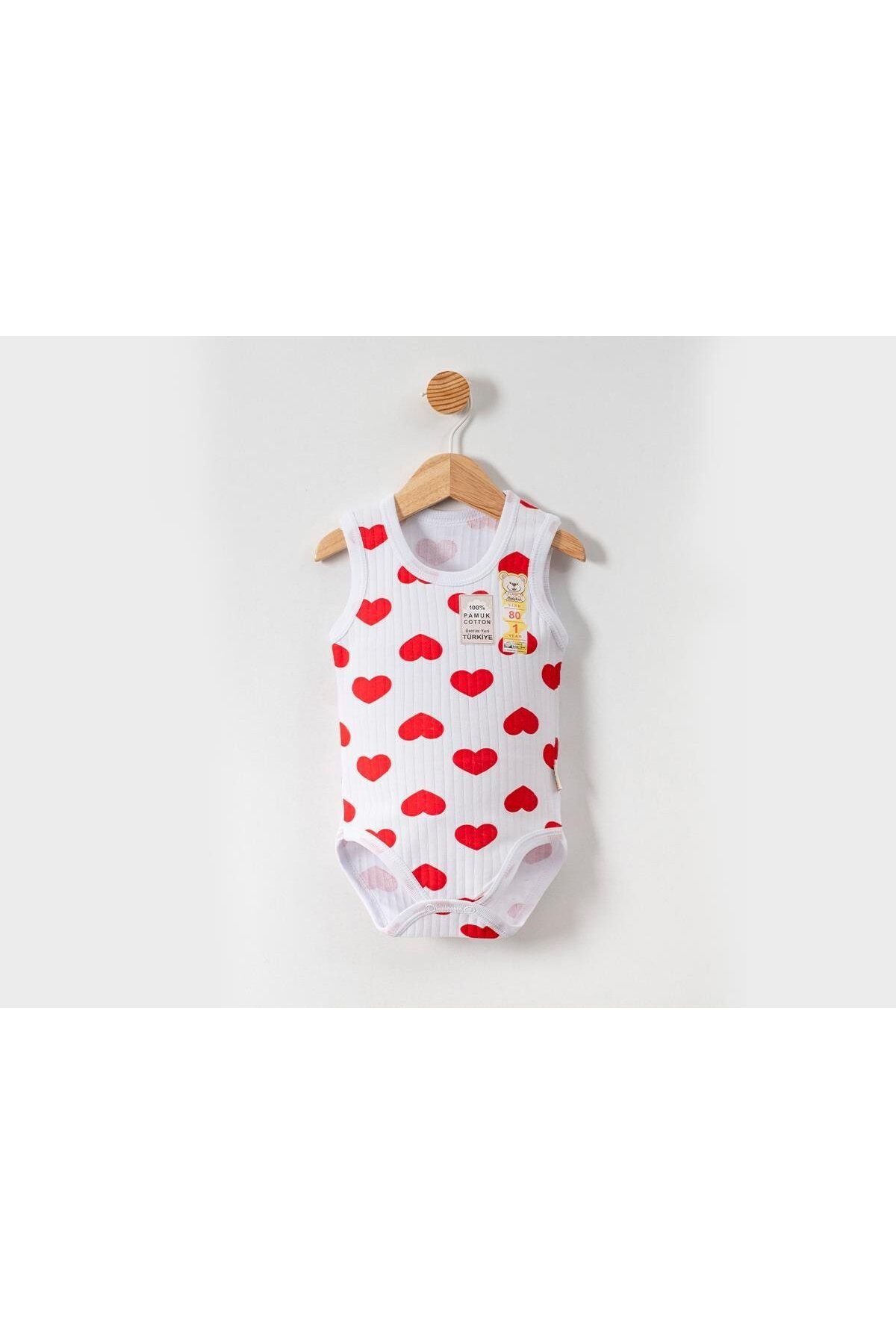 Babytoo KALP BASKILI ÇITÇITLI BODY 1-9 M