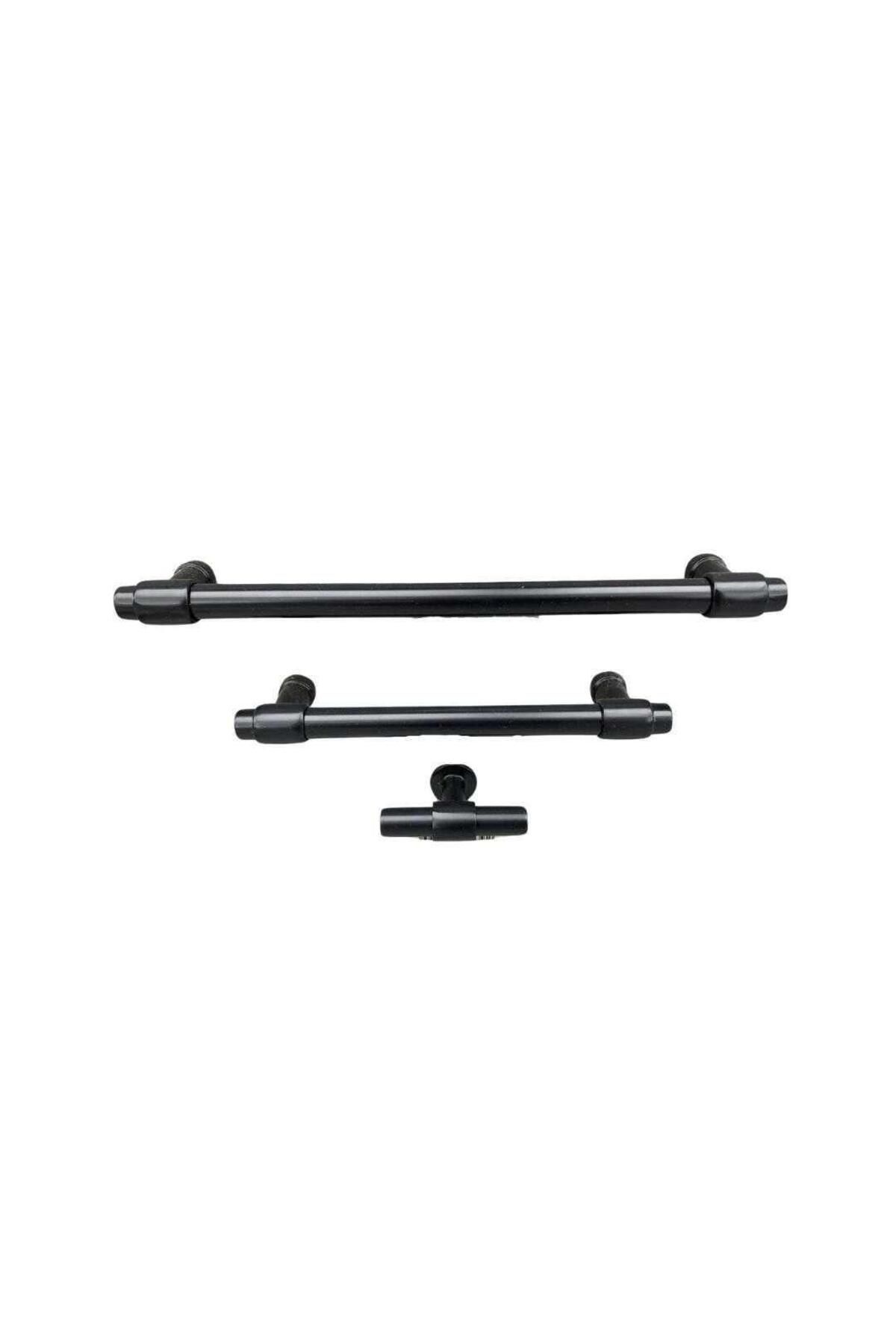 System Mobilya Kulbu Siyah Renk 128mm Kulp 1 Adet (SY4686 0128 AL6-AL6)