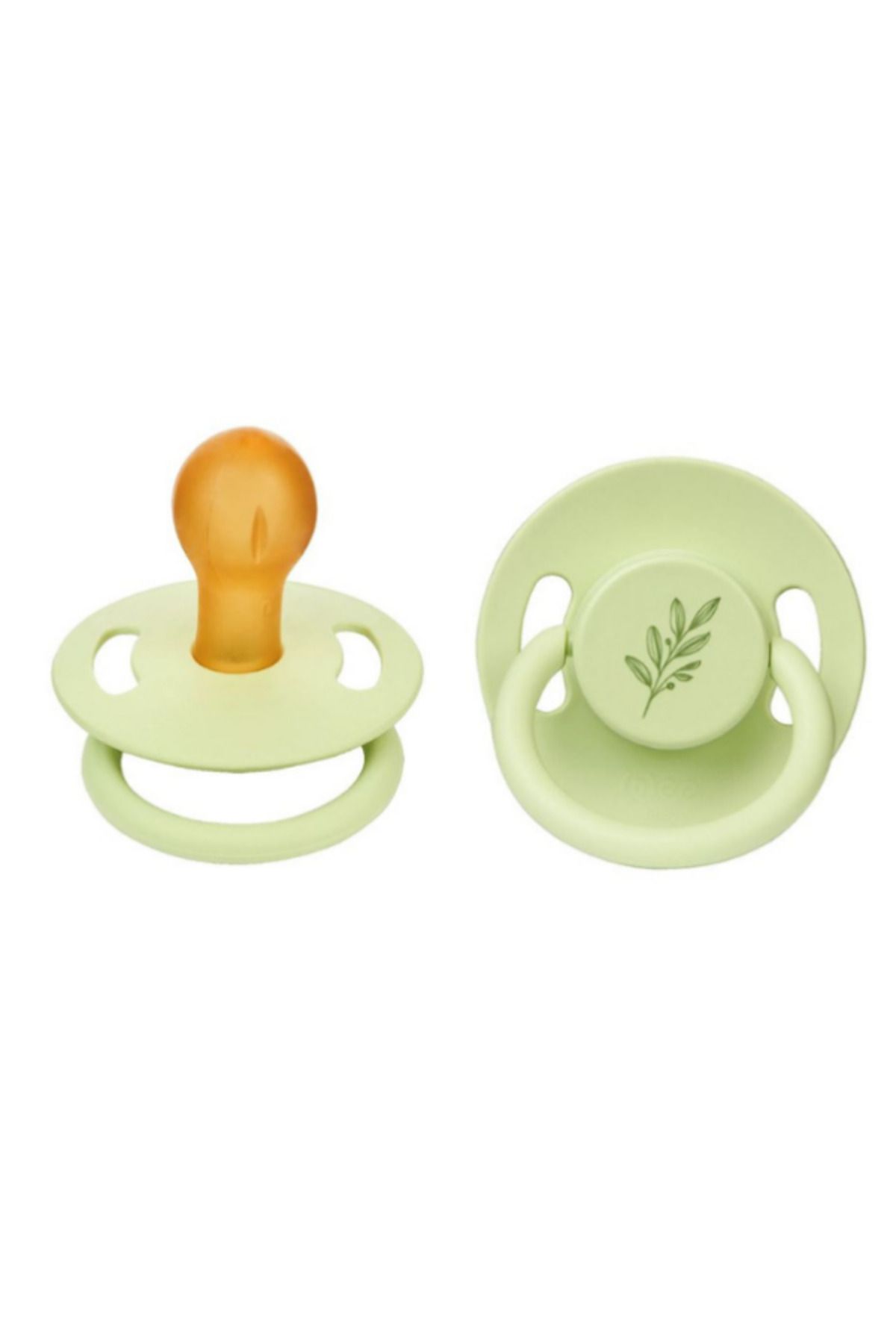 SightLine Pure Kauçuk Uçlu Emzik No:1 /0-6 Ay Yeşil Renk
