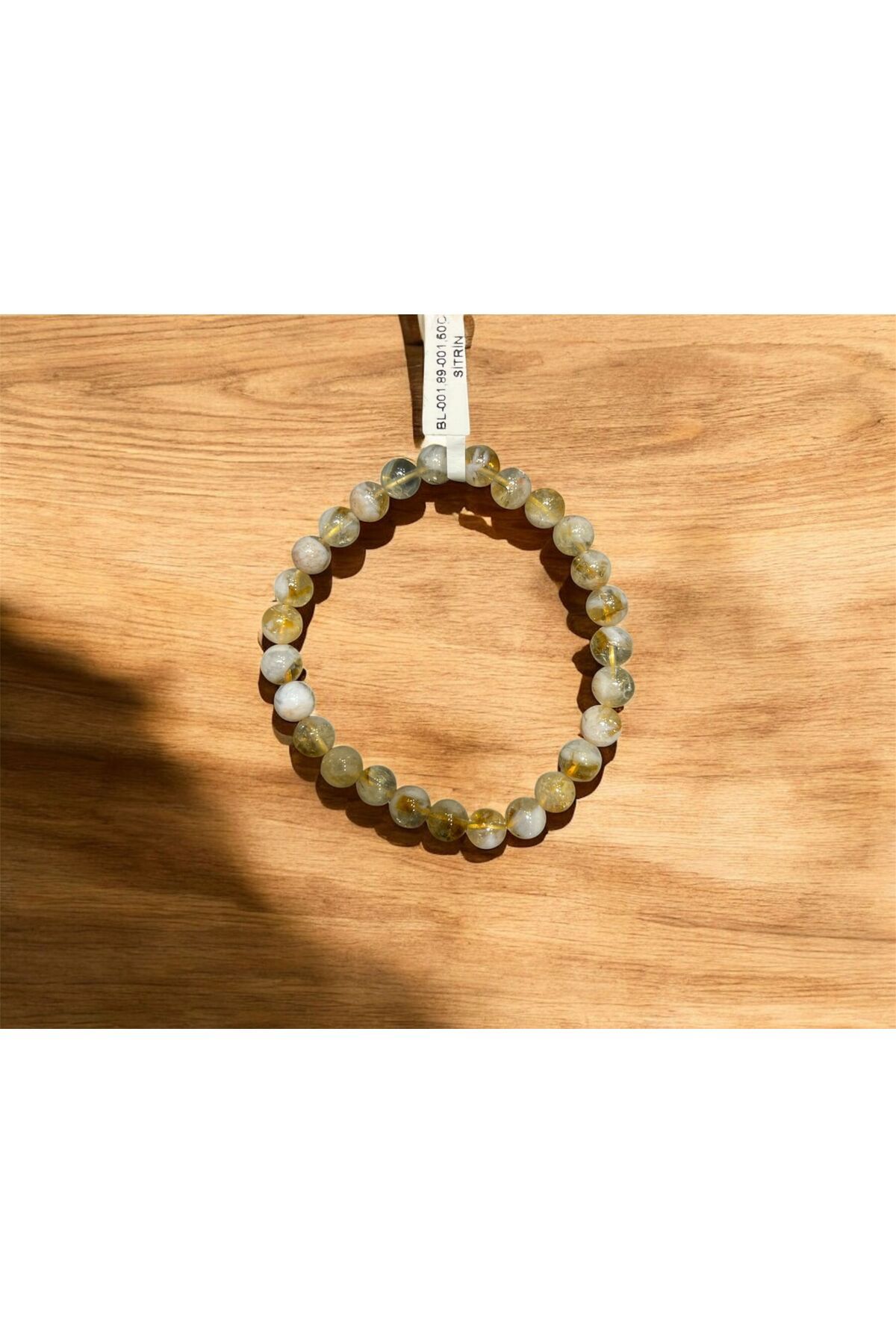 AURA STONE Sitrin Doğaltaş 6mm Bileklik