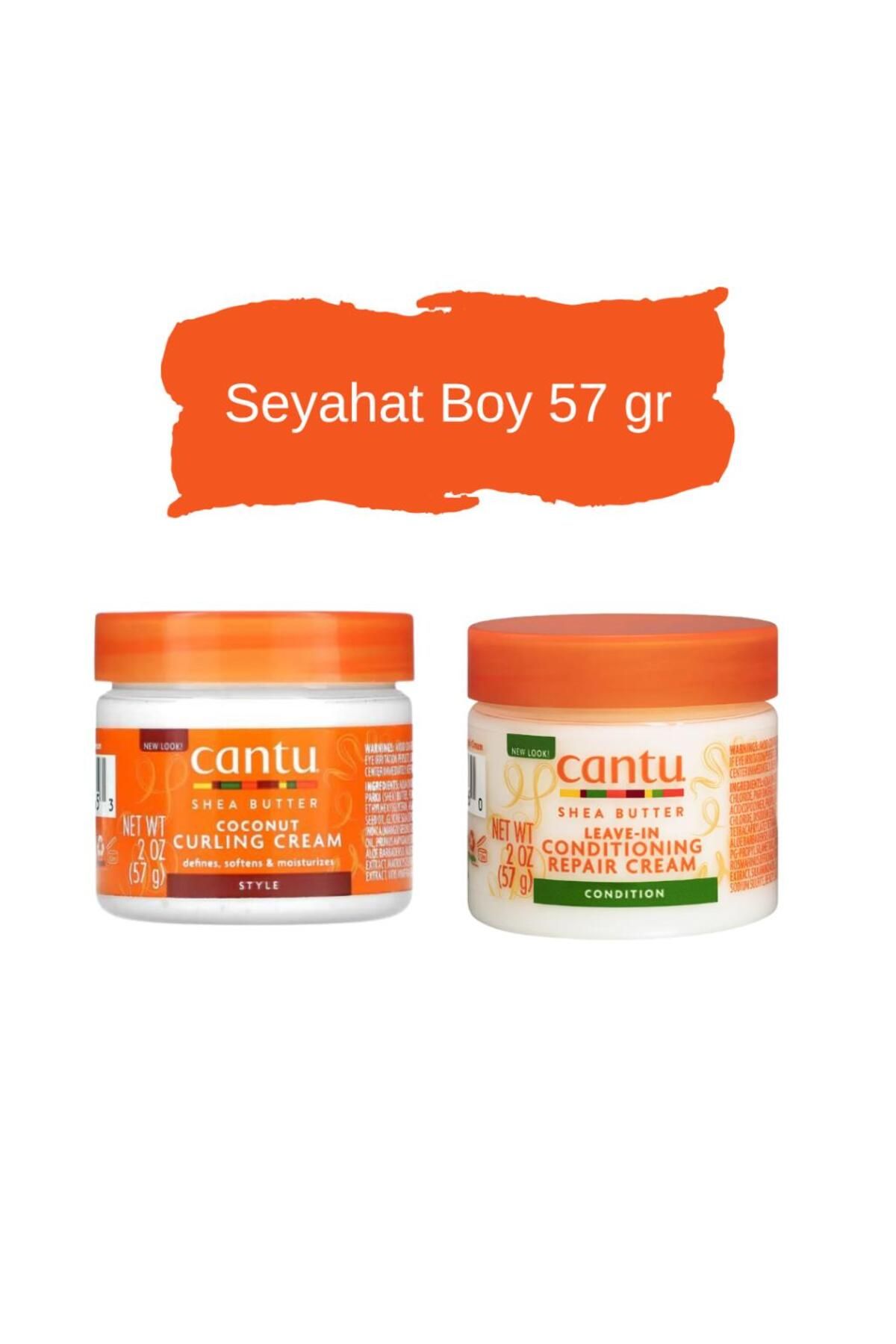 Cantu Kıvrıcık ve Dalgalı Saçlar Onarıcı & Şekillendirici Saç Bakım Mini Seyahat Seti