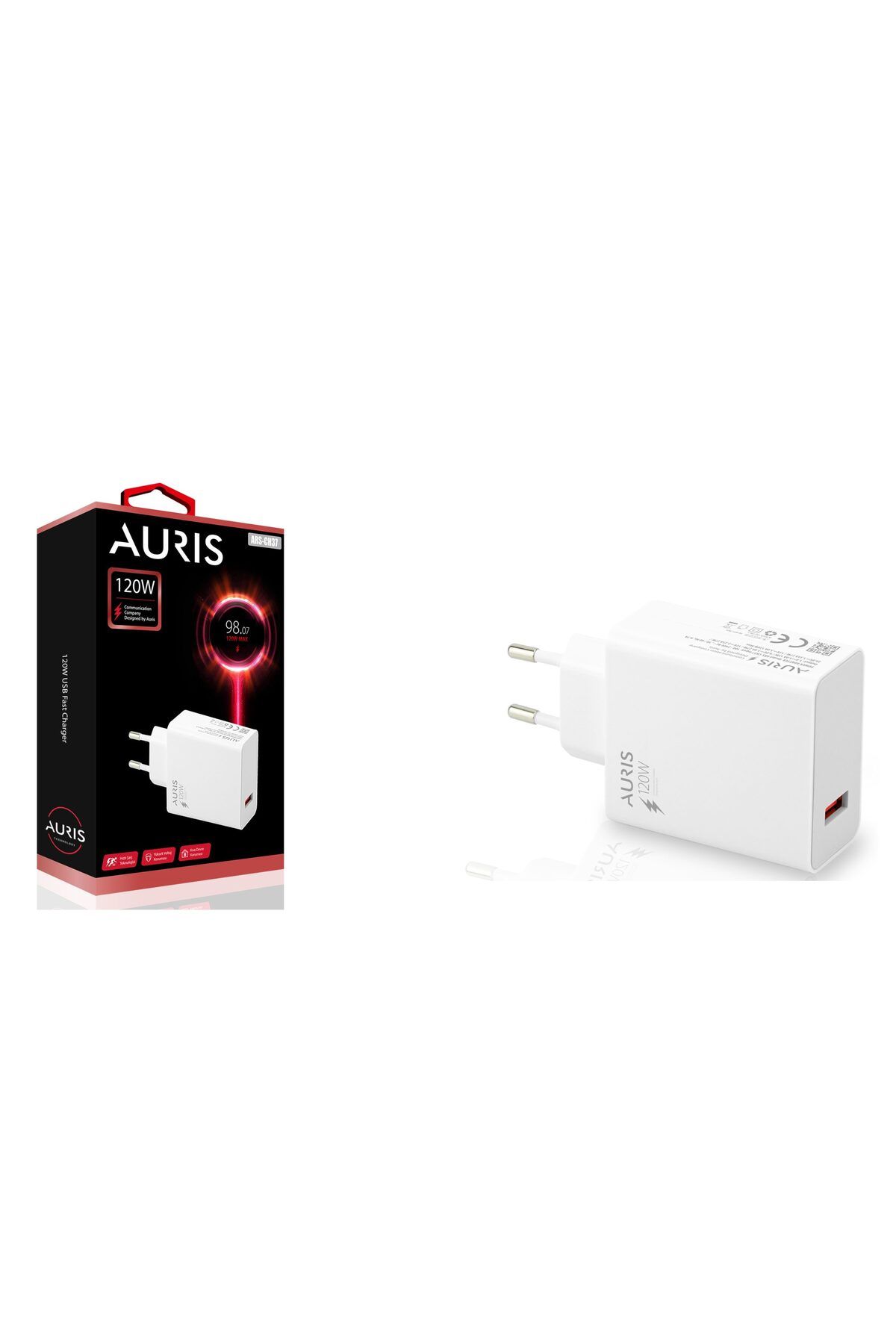 Auris CH37 120W Saliseli Şarj Adaptör