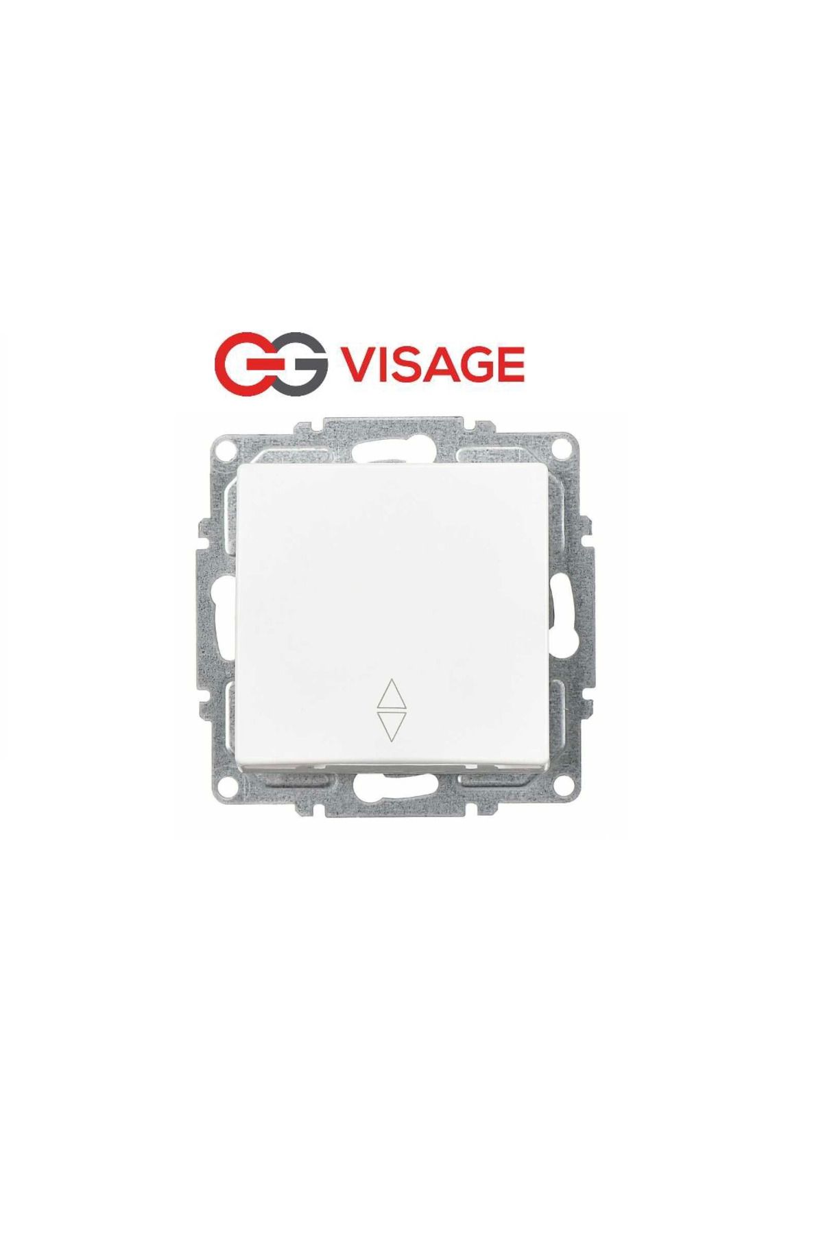 ÇAVDAR Visage Beyaz Vavien Çerçevesiz - Priz ve Anahtar İçin Uyumlu Çerçeve
