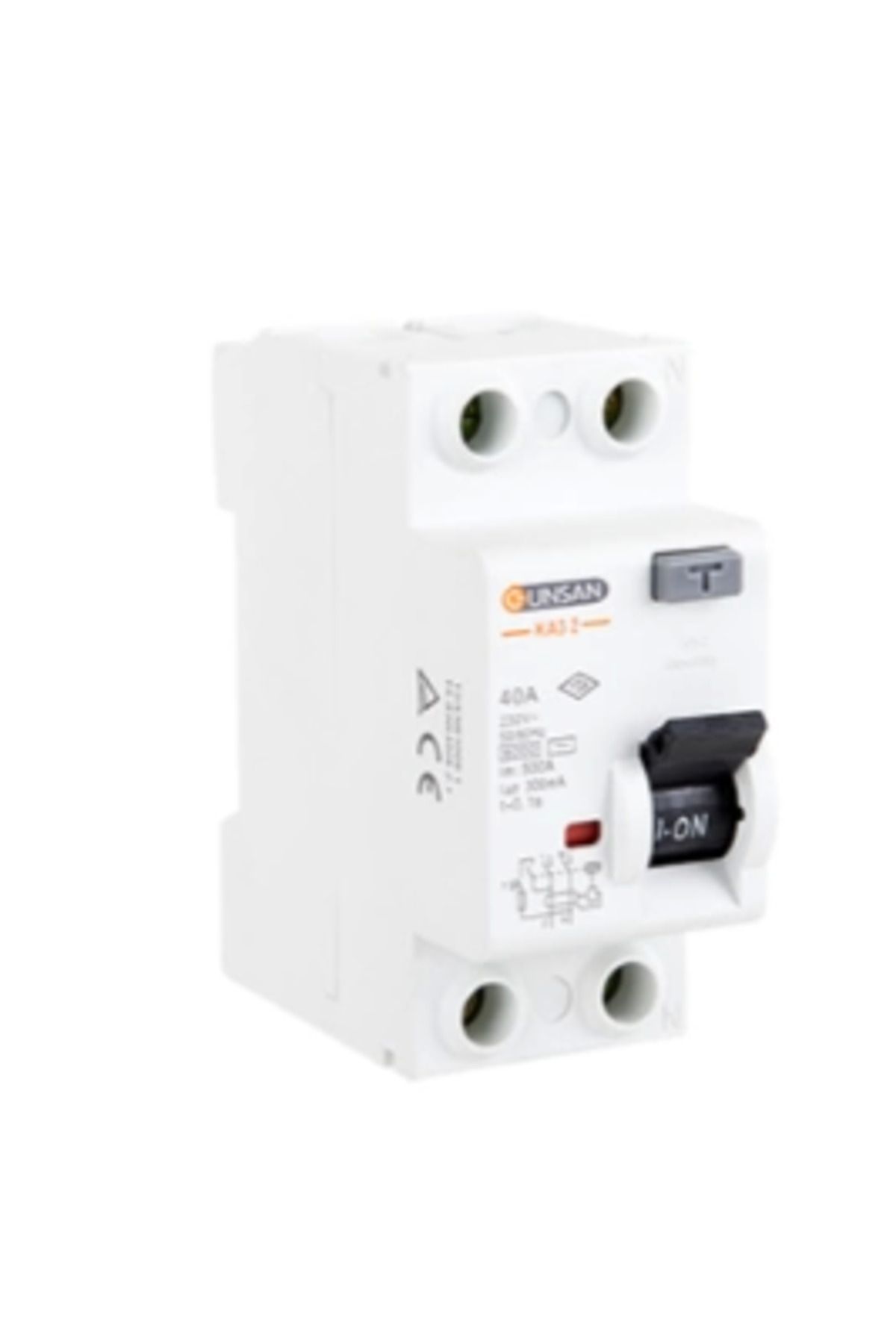 gizmurstore 2X40a 300Ma Kaçak Akım Rolesi KA3 2-40/300Ma