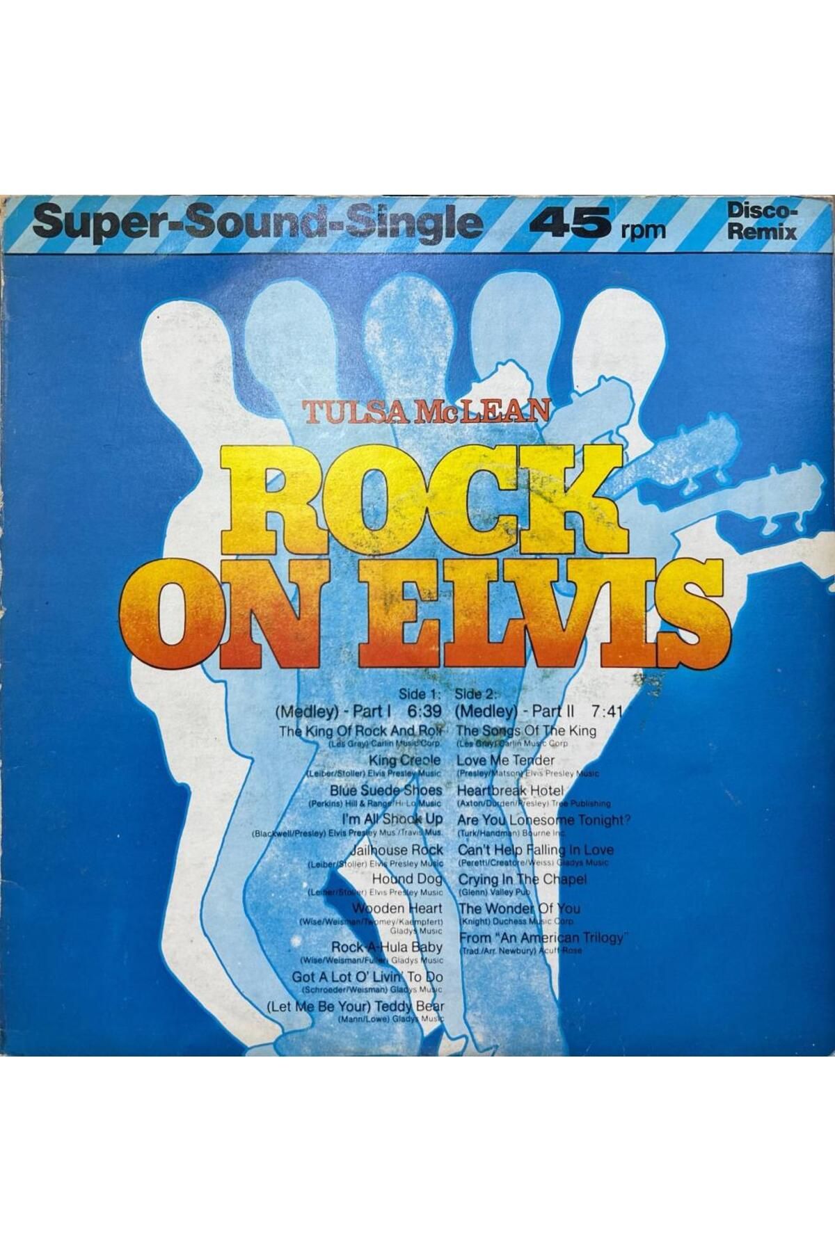 Kadıköy Plak Kulübü Tulsa McLean - Rock on Elvis Maxi Single