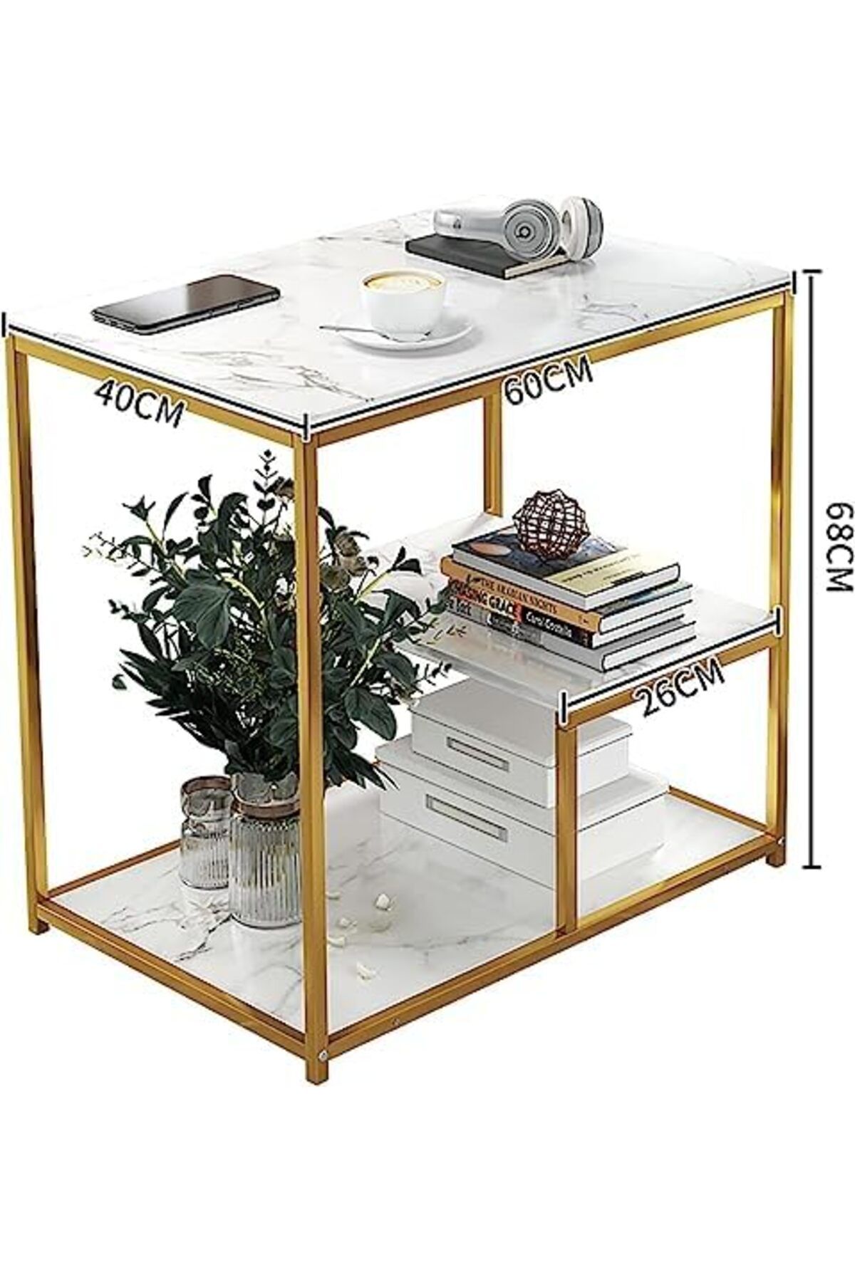 Generic-3 Tier Coffee Table for Living Room Tea Table Centre Table Nesting Table End Table Bedside Table Sid 3