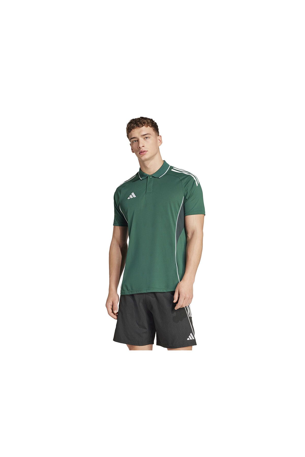 adidas Tiro25C Erkek Futbol Polo Yaka Tişört JY1897 Haki