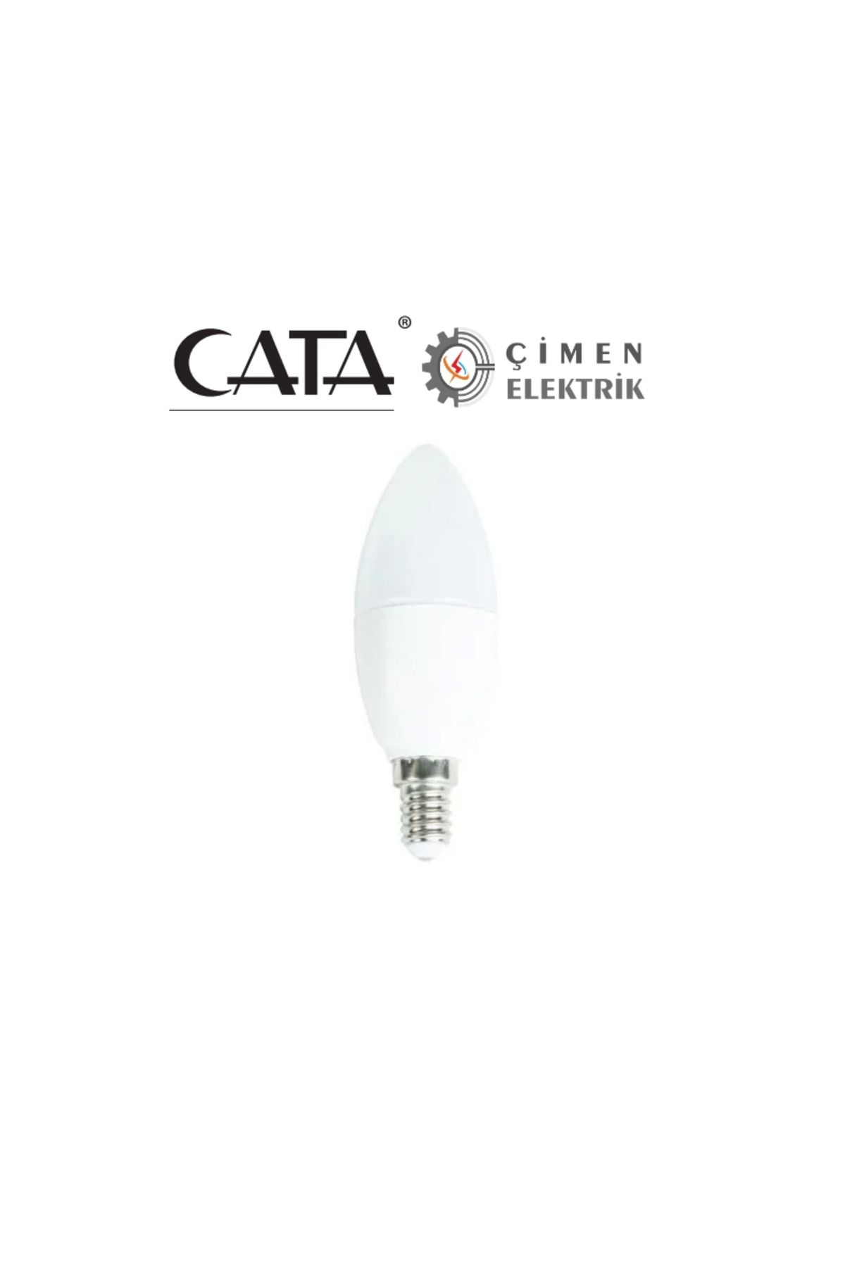 DENİZBİLİŞİM Cata Ct 4079 7W Buji Led Ampül 3200K Gün Işığı E14 Duy