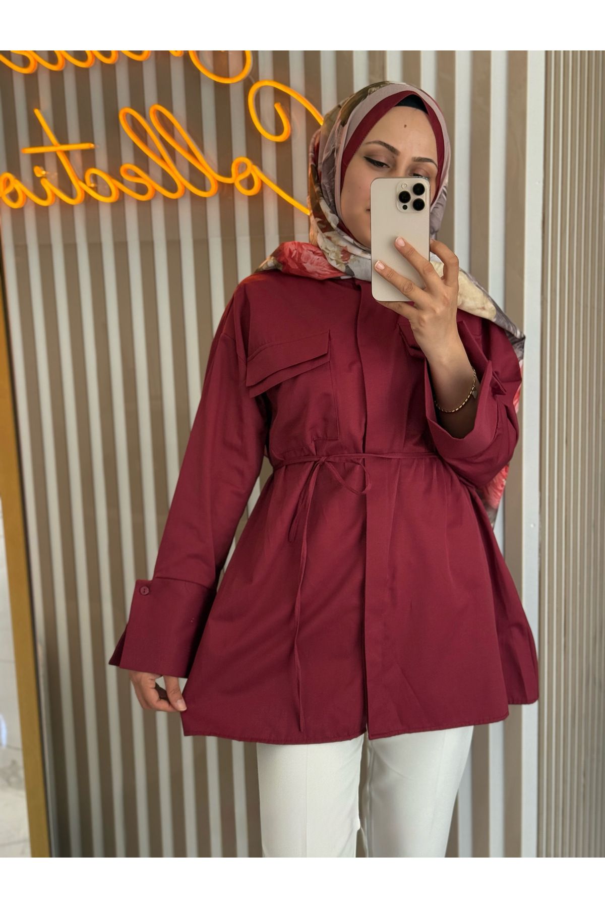 MODA Cep detay gömlek