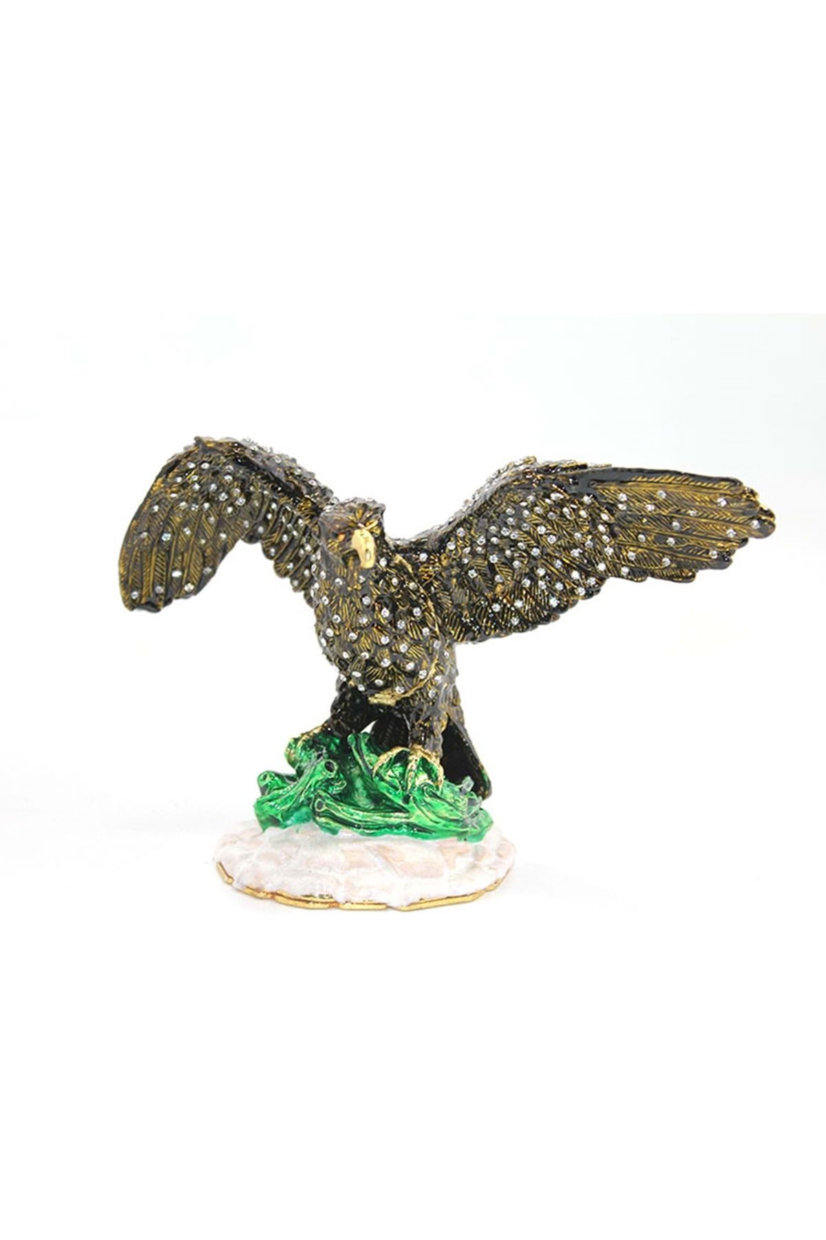 Store Sıvaroskı Taşlı Kartal 13*22 Cm