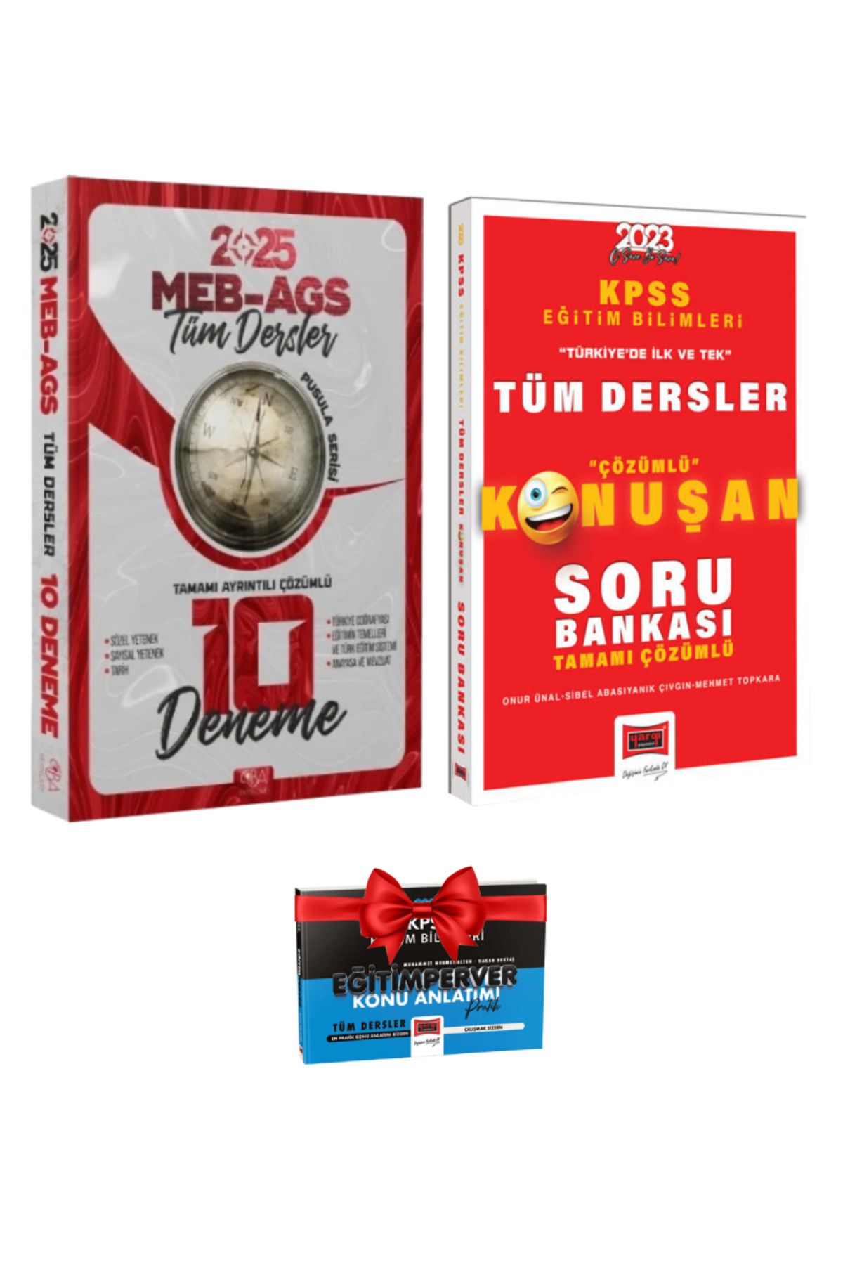 CBA Akademi 2025 MEB AGS Tüm Dersler 10 Deneme+ Yargı Konuşan Eğitim Bilimleri Tüm Dersler Soru Bankası+Hediye