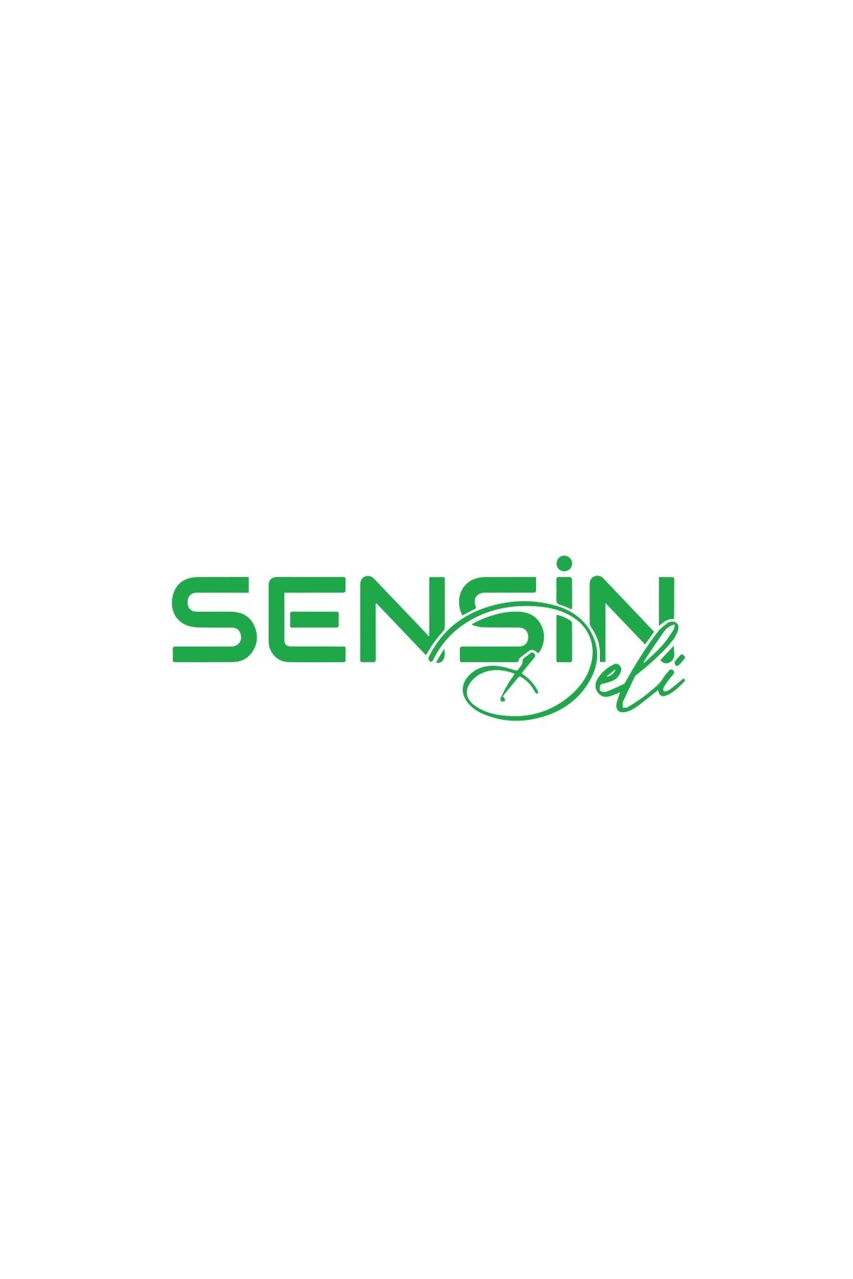Reysa Tasarım Sensin Deli Sticker 17x17 Cm Yeşil