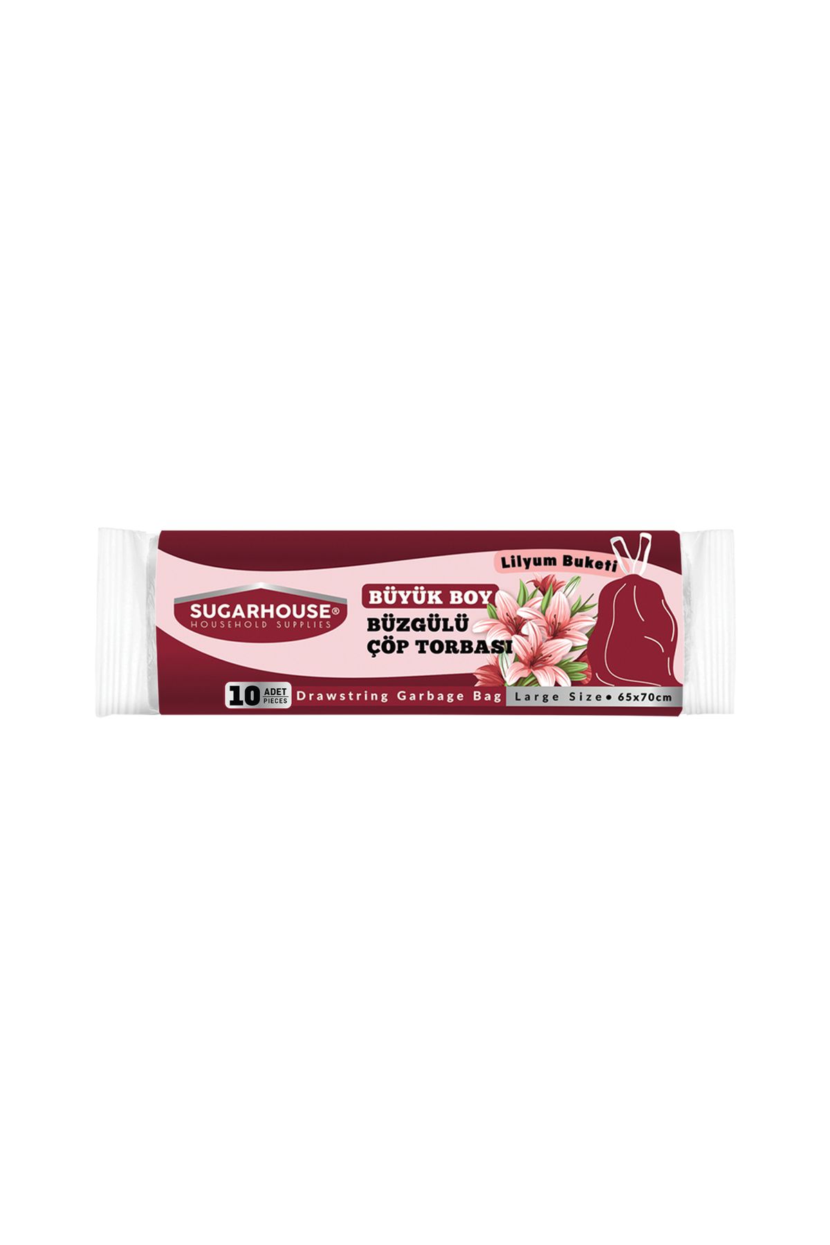SUGARHOUSE SUGAR HOUSE BÜZGÜLÜ BÜYÜK BOY LİLYUM KOKULU 10 LU