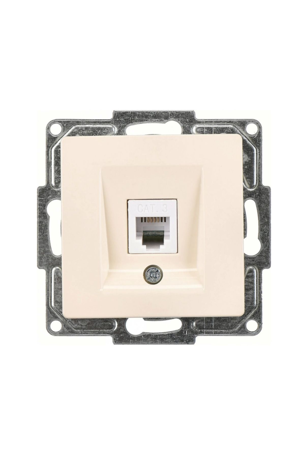 feifei Visage Ambiance Metalik Bej Telefon Prizi Visage Seri Çerçevesiz - Priz Ve Anahtar İçin Uyumlu Çerç