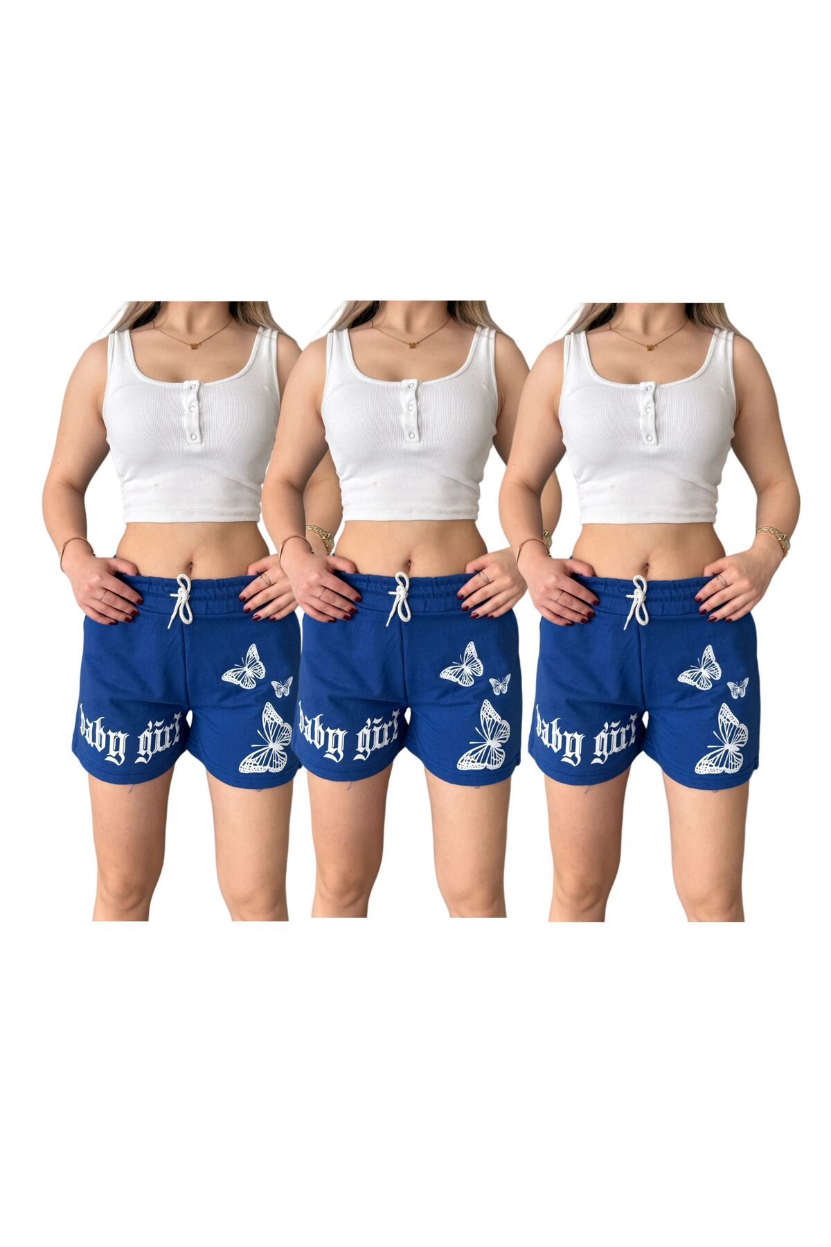 RPT MODA-3 Pcs Set Double Sided Printed Comfortable Shorts 3