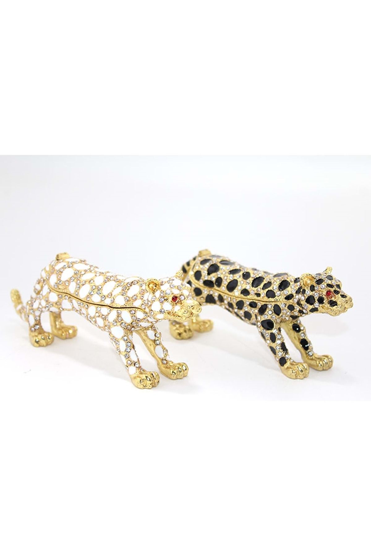 Store Sıvaroskı Taşlı Tekli Leopar 14*5 Cm