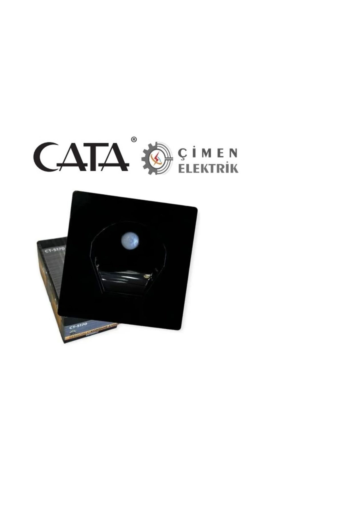 Silahlı Tower CATA CT 5170 1W Siyah Kasa Sensörlü Koridor Aydınlatması 3200K Gün Işığı