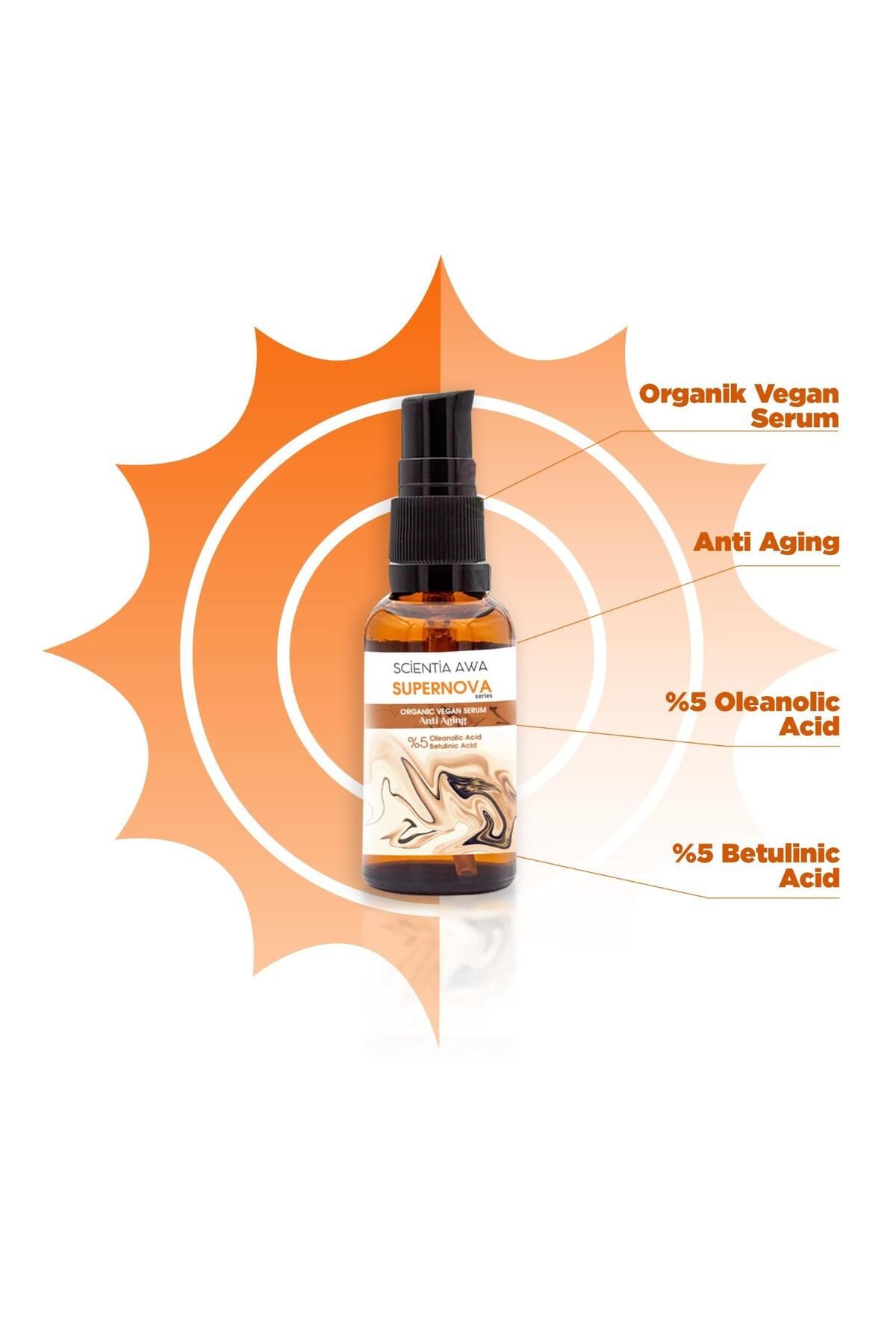 Scientia awa Süpernova Organik Vegan Serum Anti Aging