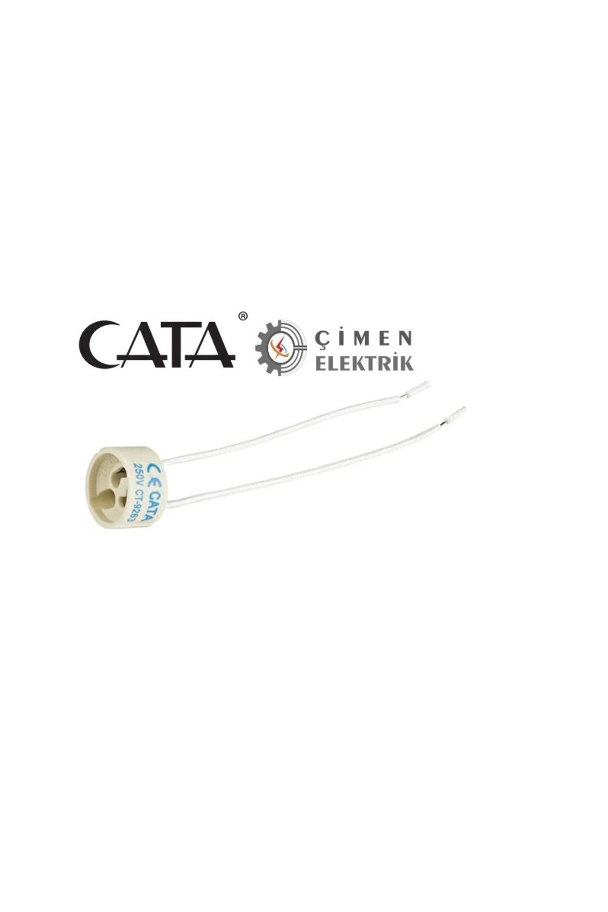 feifei Cata Ct 9263 Gu-10 Ampül Duyu 12Cm Kablolu - Elektrik Tesisatı İçin Kaliteli Kablo