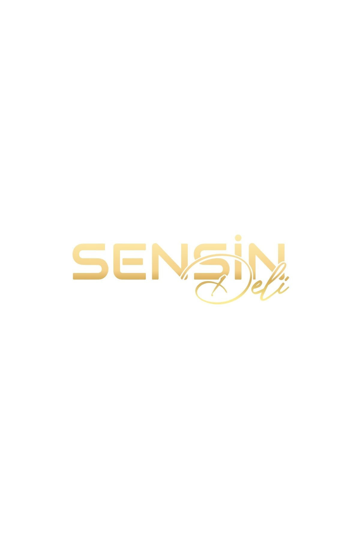 Reysa Tasarım Sensin Deli Sticker 17x17 Cm Gold
