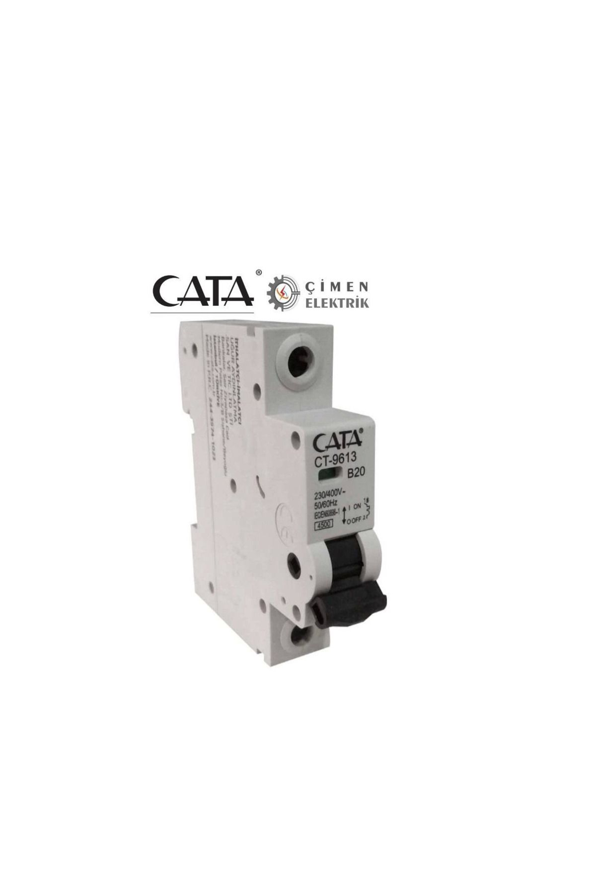 DENİZBİLİŞİM Cata Ct 9613 1X20A 4.5Ka B Tipi Otomatik Sigorta