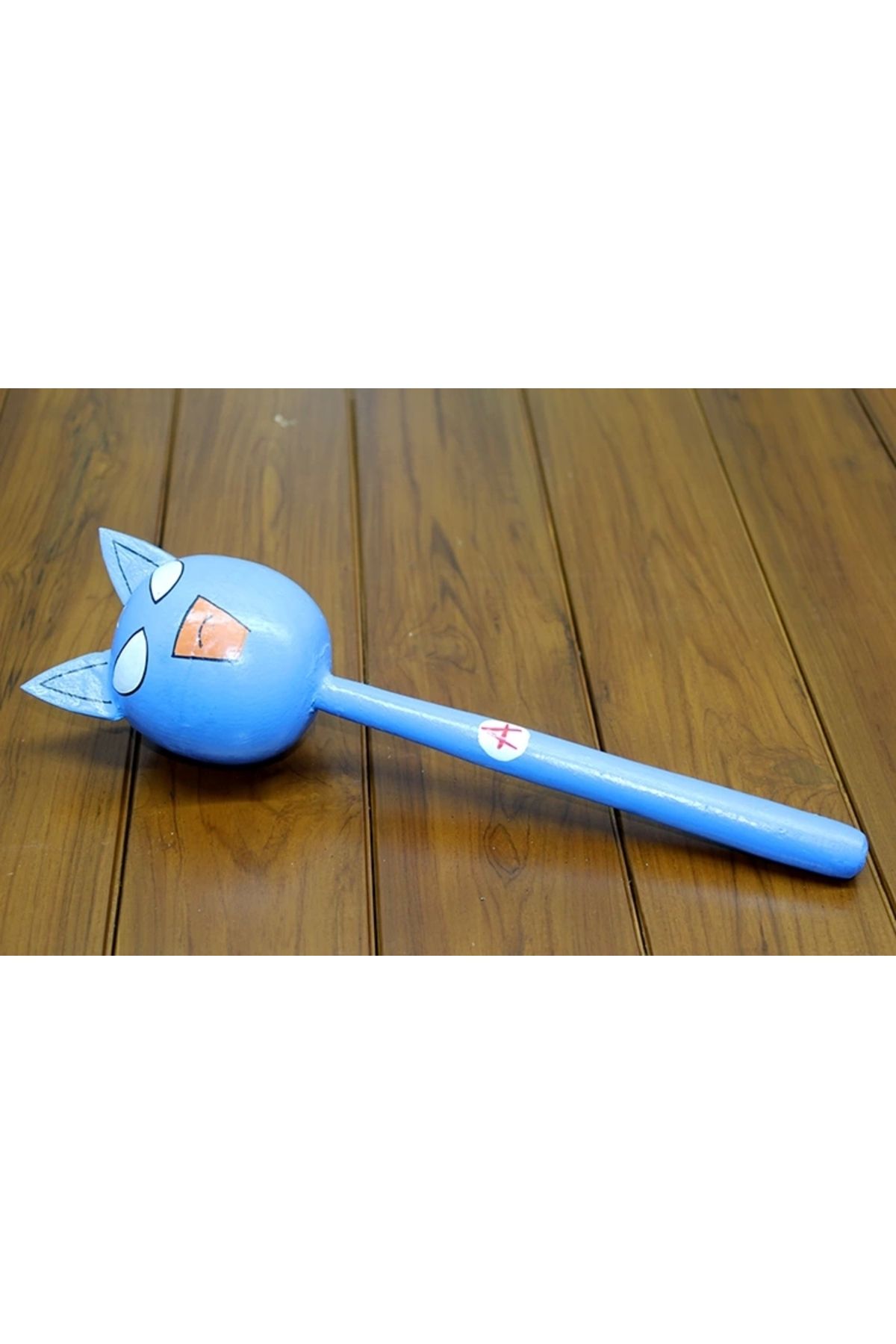 Generic Ahşap Kedili Marakas Tekli Model 1