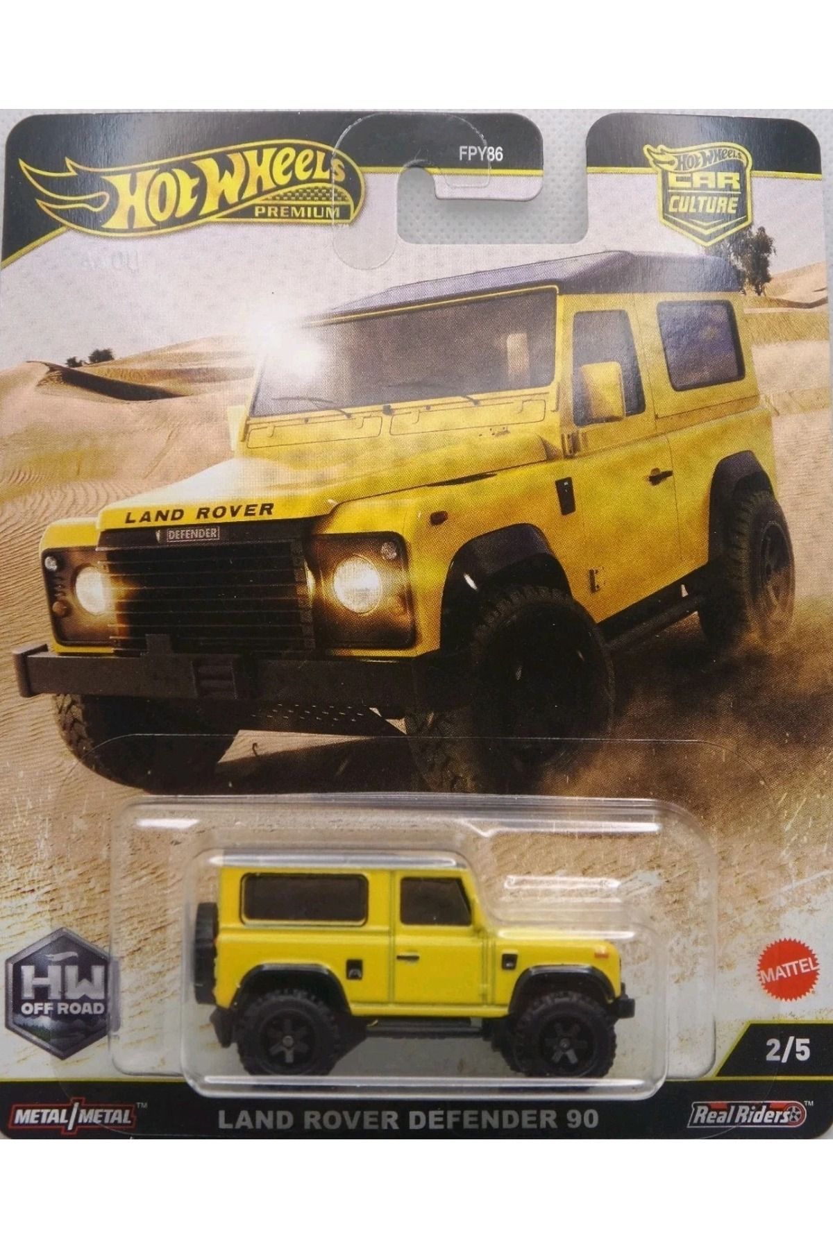 HOT WHEELS Car Culture HW Off Road Land Rover Defender 90 1:64 Model