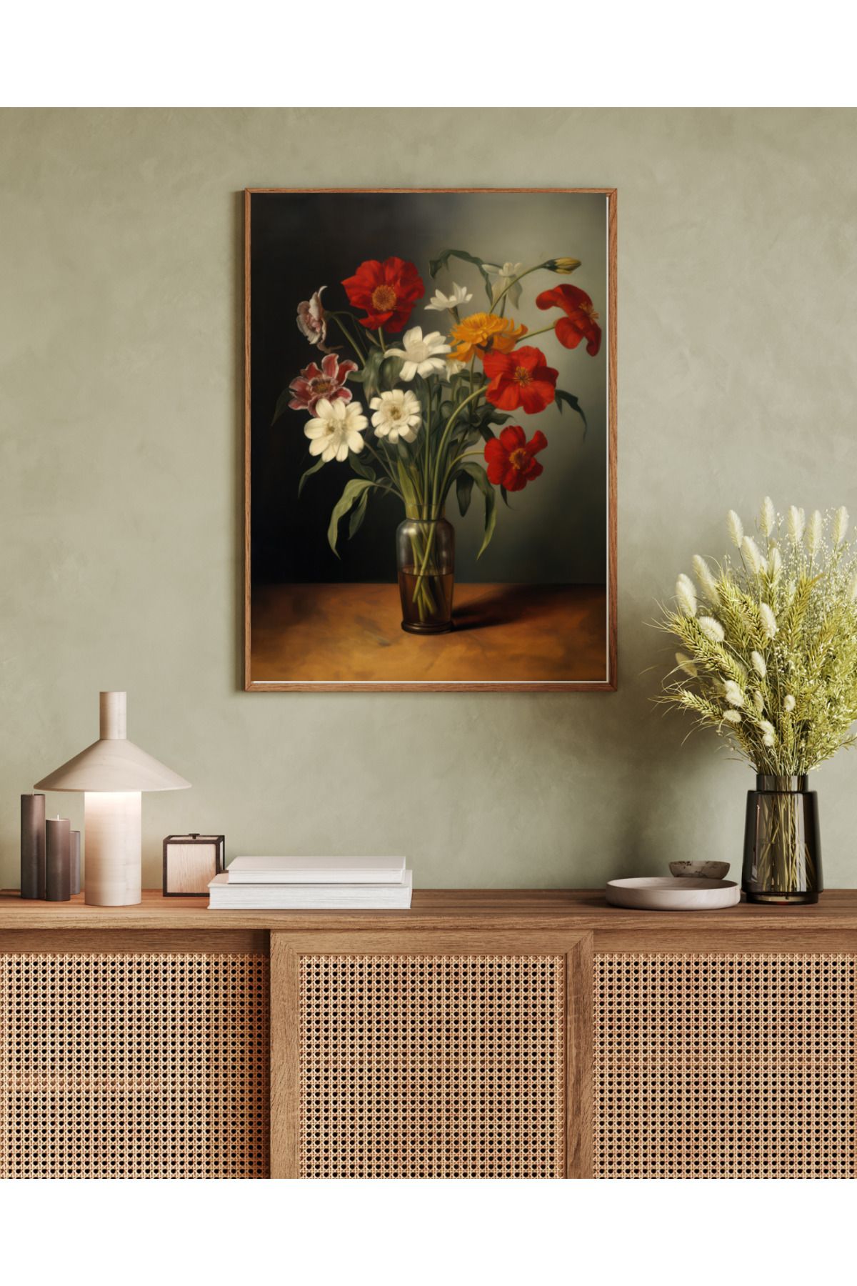 woodhomeworks tek parça salon ofis dekor tablo