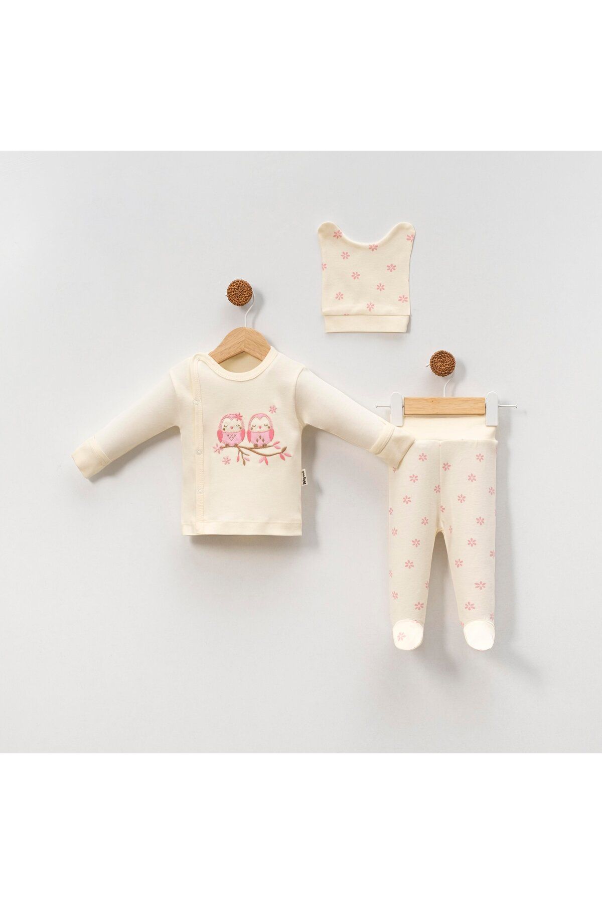 Babycan BABY CAN NAKIŞ DETAYLI ZIBIN TAKIMI 0-3 M