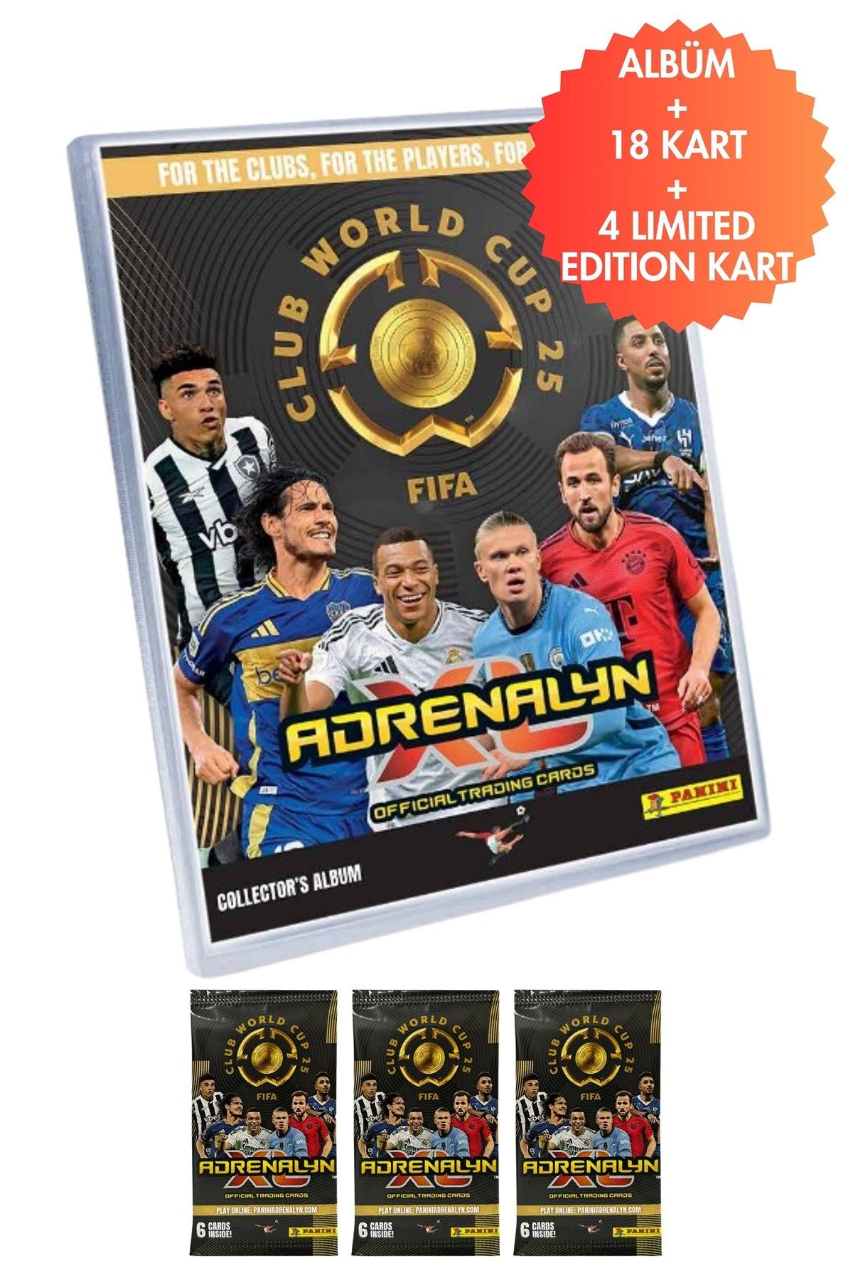 Panini Club World Cup 25 Lisanslı Orijinal Mega Başlangıç Albümü
