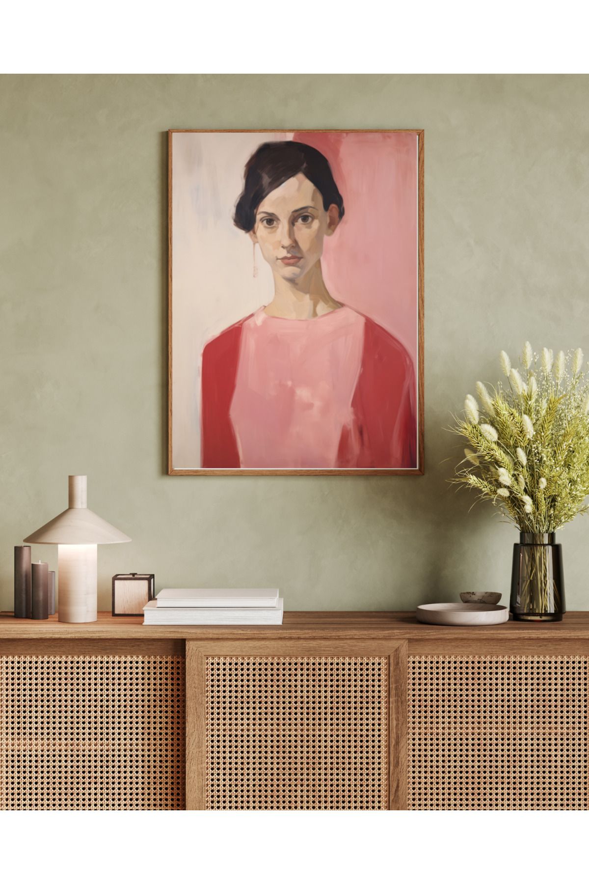 woodhomeworks tek parça salon ofis dekor tablo