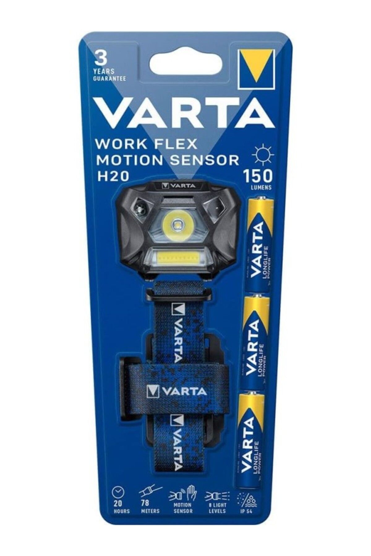 ShopZum Work Flex Motionsensor H20(Kafa Feneri) (Hareket Sensörlü)