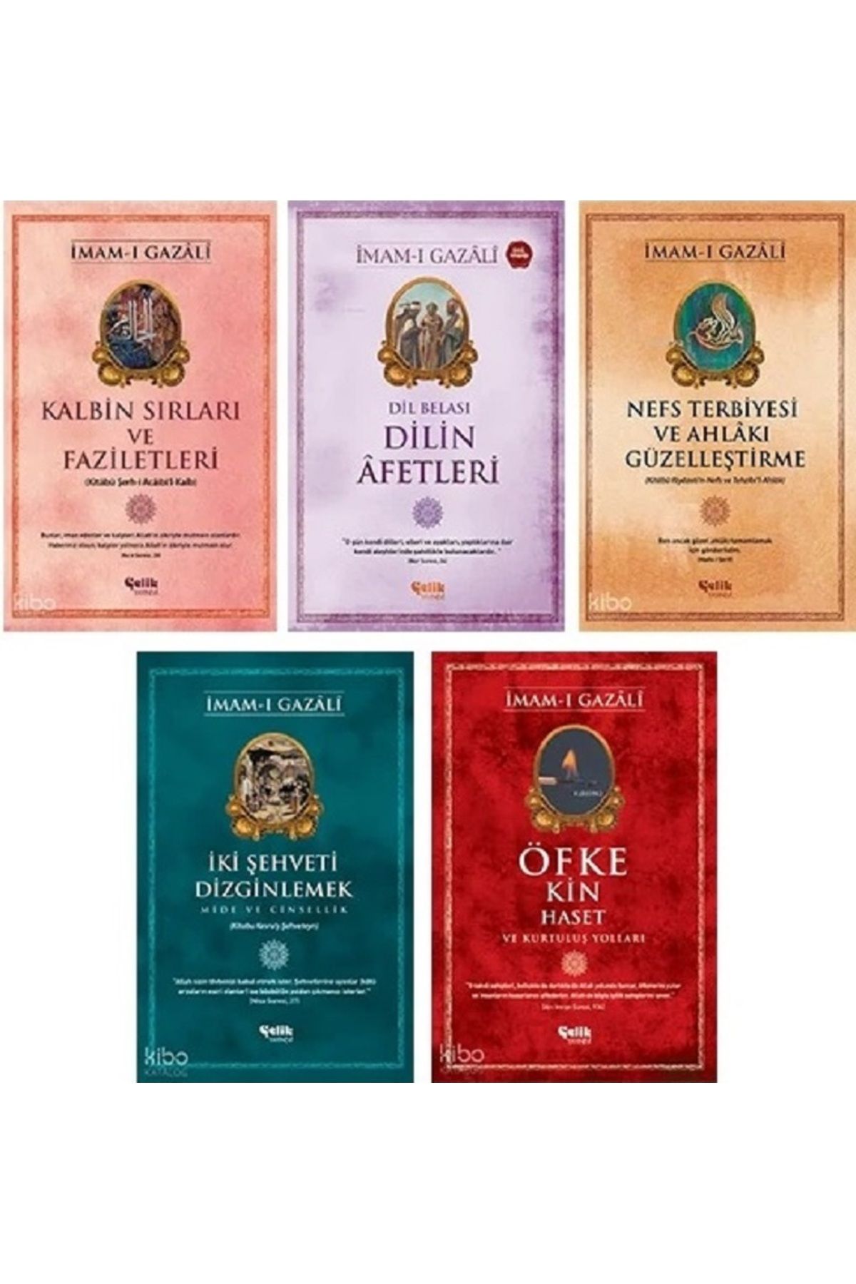 Çelik Yayınevi İmam Gazali Ahlakı Güzelleştirme Seti (5 Kitap)