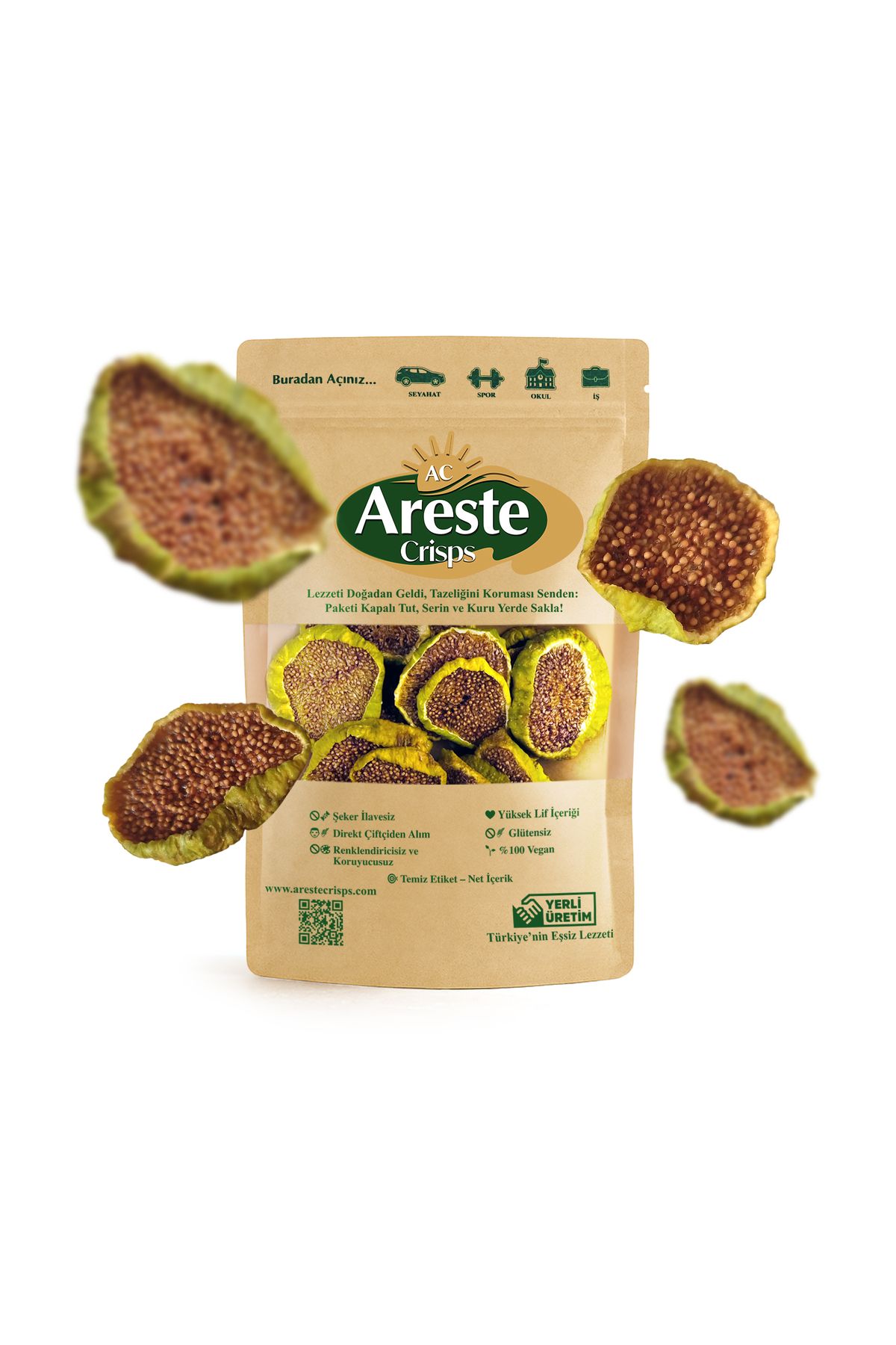 ARESTE CRİSPS Areste Crisps İncir Kurusu 400 gr