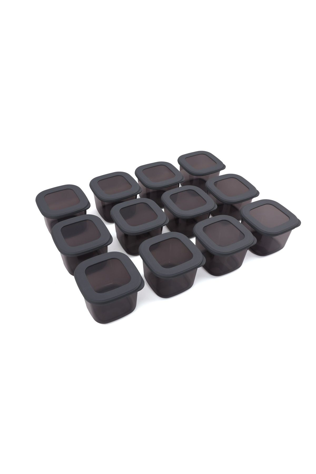 UnicUtil-Set 12 recipiente condimente, UnicUtil, Elegant Compact, Antracit 5