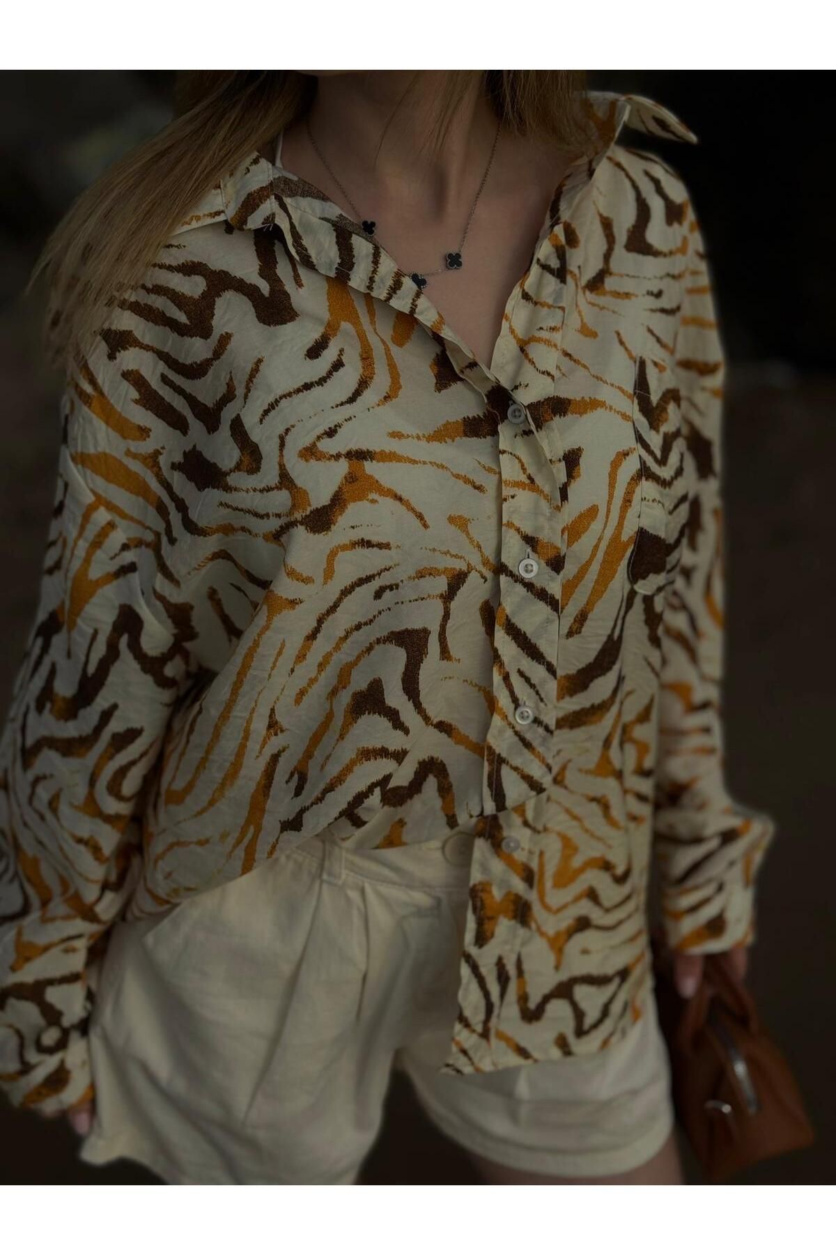 Butik ZEBRA DESENLİ GÖMLEK