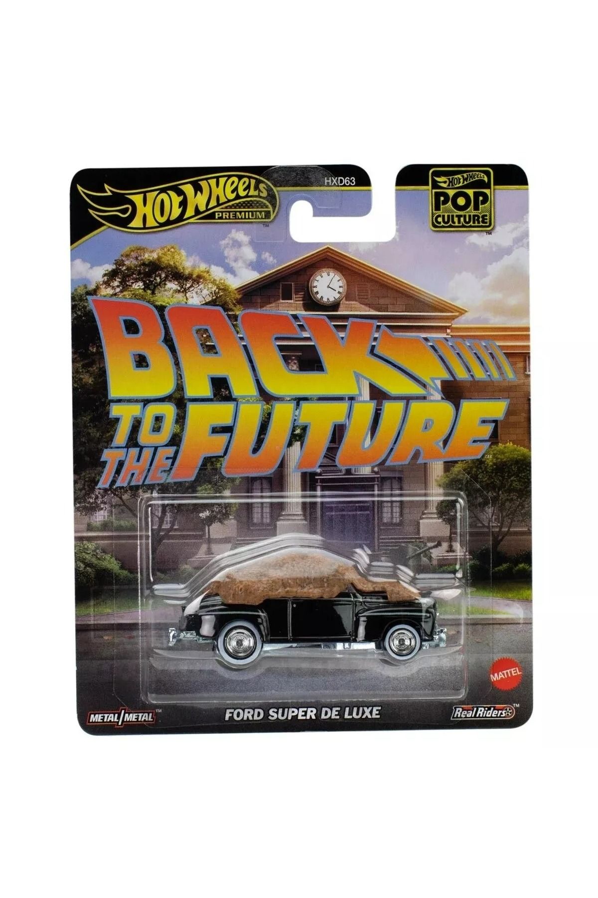 HOT WHEELS Pop Culture Back to the Future – Ford Super De Luxe Metal Koleksiyon Aracı