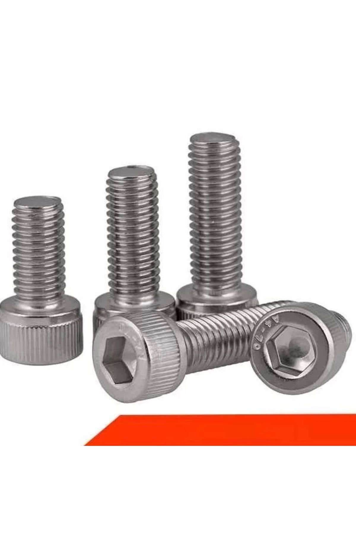 TIEE M3 x 45mm M3x45 Paslanmaz Çelik inox silindir başlı imbus Alyan Vida Civata
