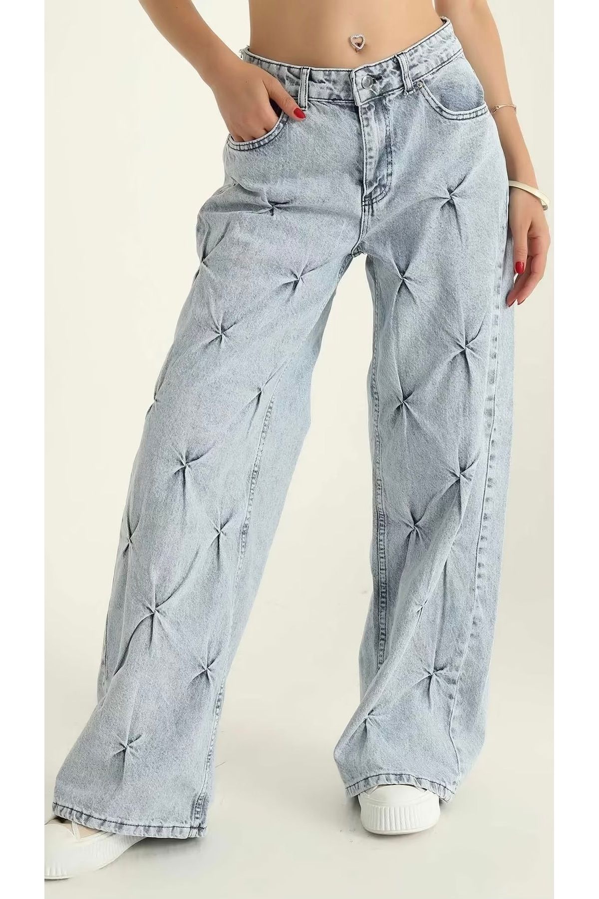 ÇİZGİN Denim pantolon