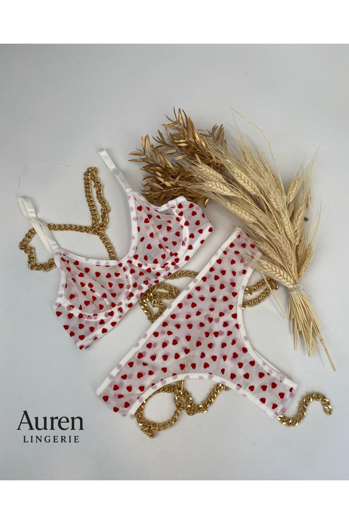 Auren Lingerie Red Velvet
