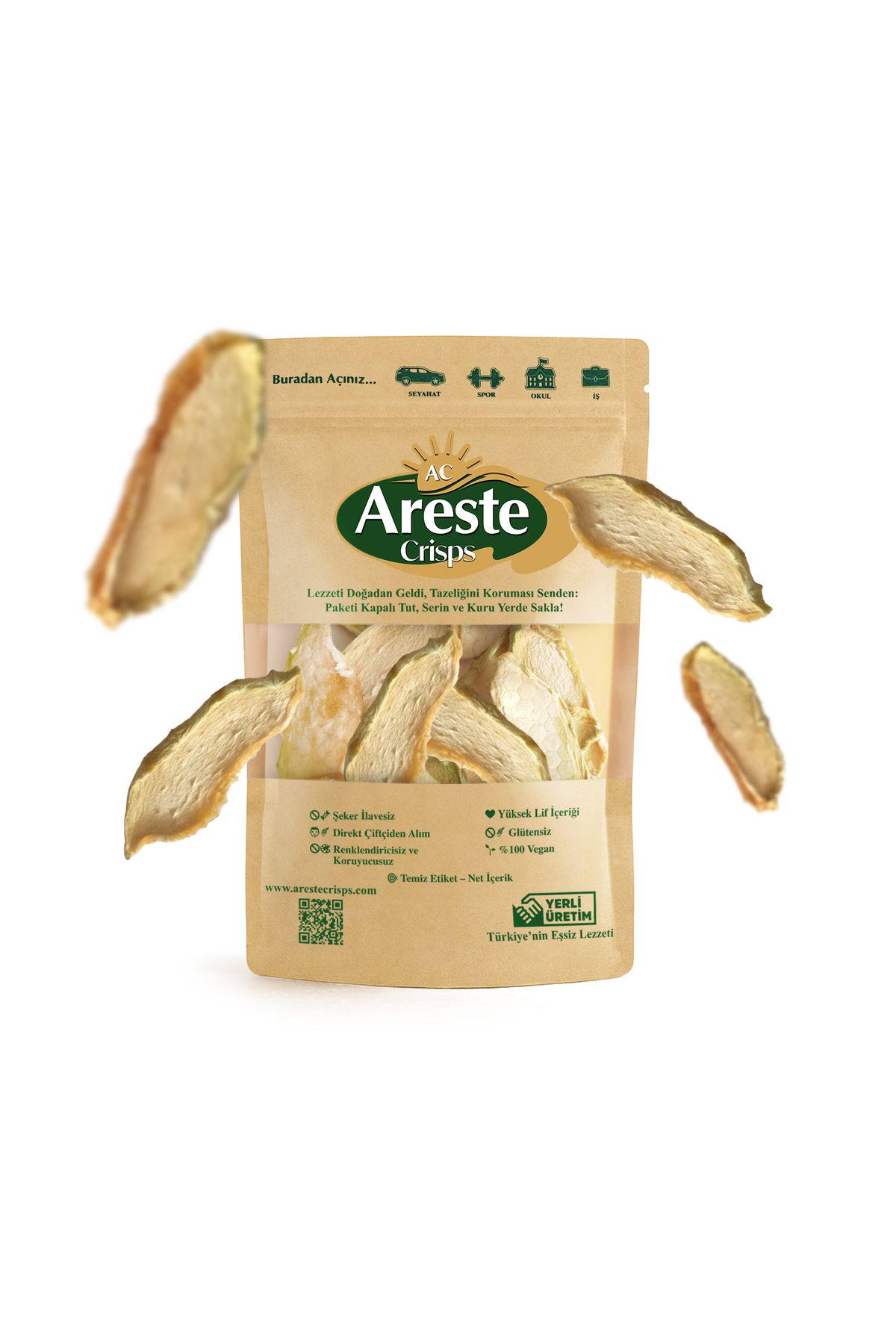 ARESTE CRİSPS Areste Crisps Kavun Kurusu 100 gr