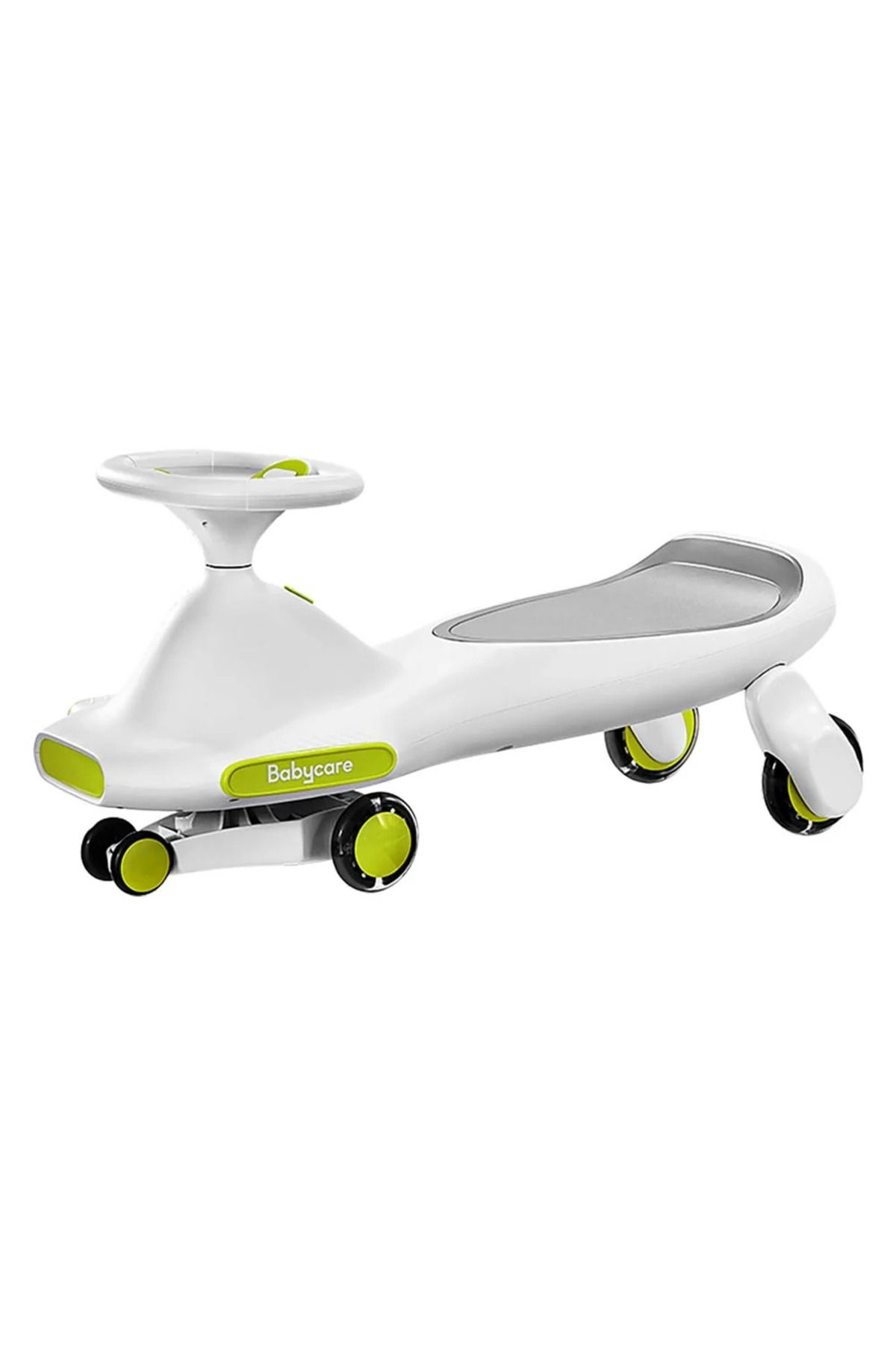 Baby Care Wiggle Ride-On Araba NyokiRoad, LED Farlı, Müzikli Sessiz Sürüş Arabası