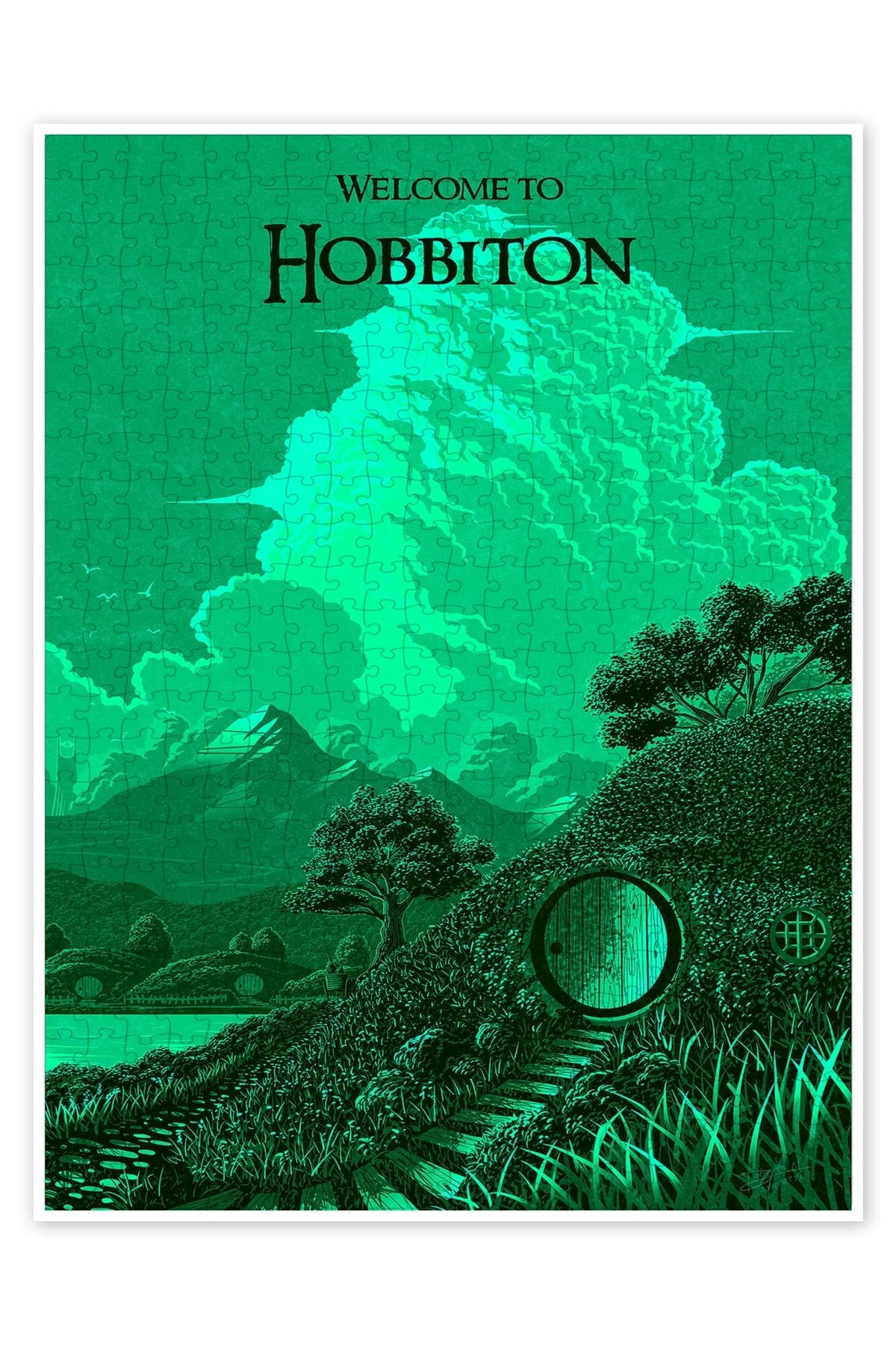 Jeronkarji Hobbiton 500 Parça Puzzle Yapboz Klasik Film Temalı