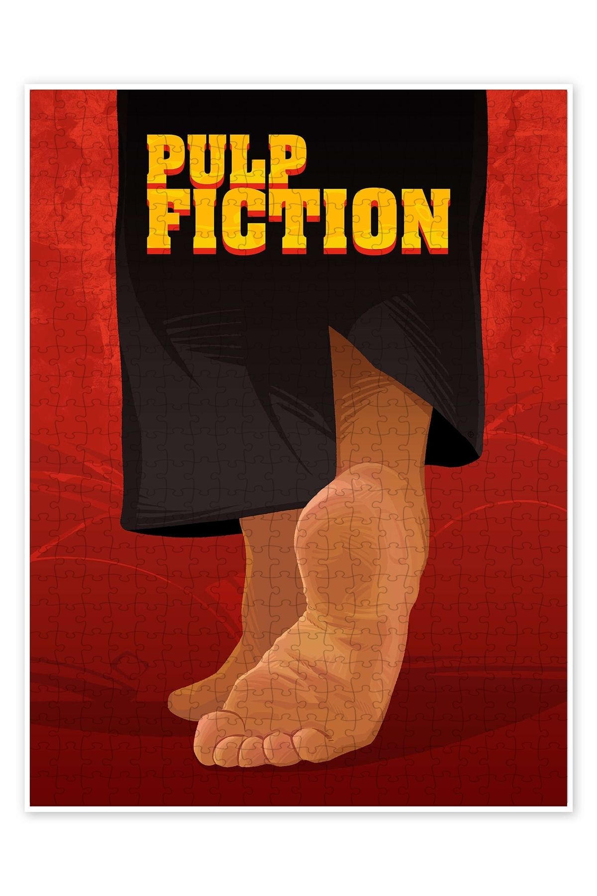 Jeronkarji Pulp Fiction, Mia Feet 500 Parça Puzzle Yapboz Klasik Film Temalı