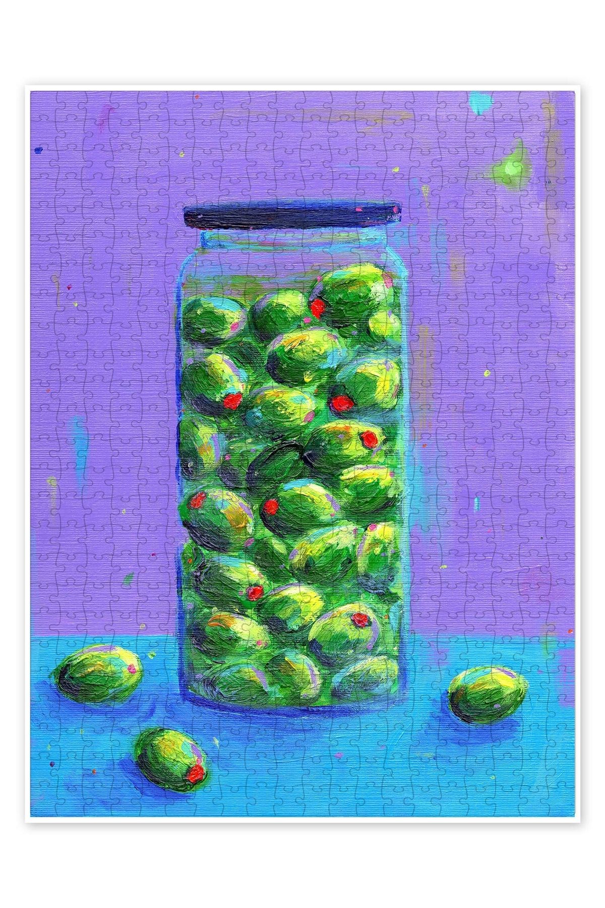 Jeronkarji Zeytin 500 Parça Puzzle Yapboz Mutfak Temalı Yetişkinler için