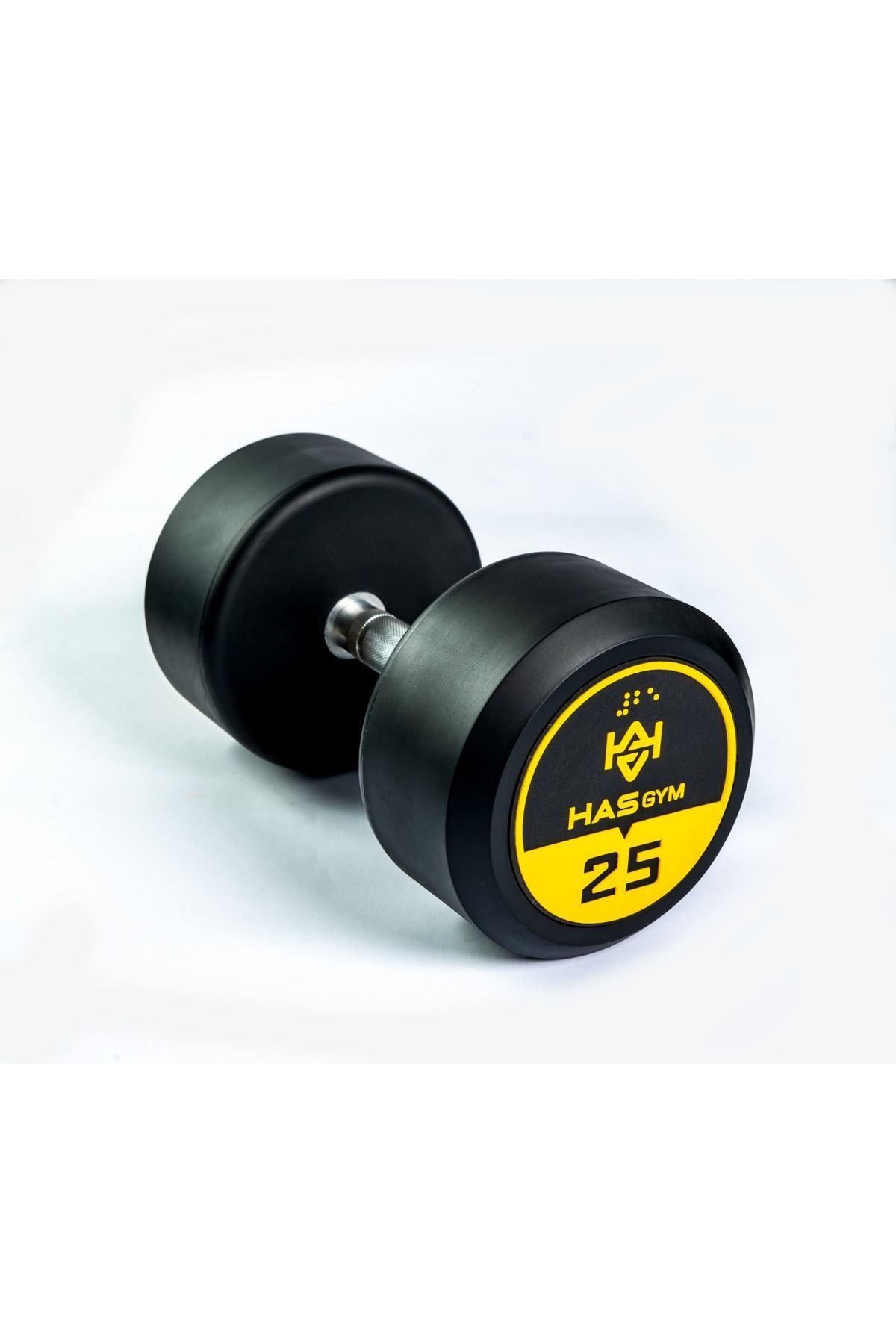 AlinSport PROFESYONEL KAUÇUK KAPLI DUMBBELL 25 KG