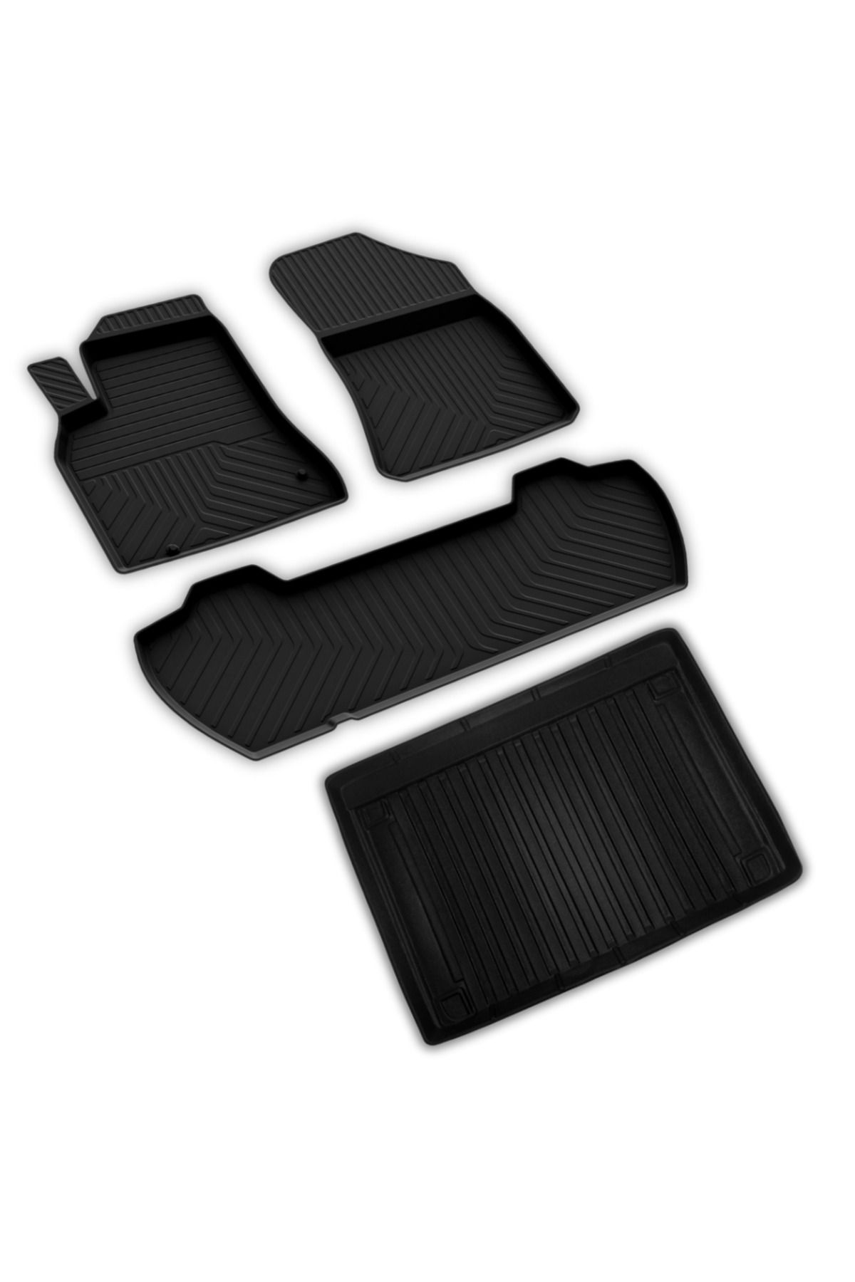 ferrous autoaccessories Citroen Berlingo Combi S Ferrous 4D Paspas ve 3D Bagaj Havuzu 2008 2019