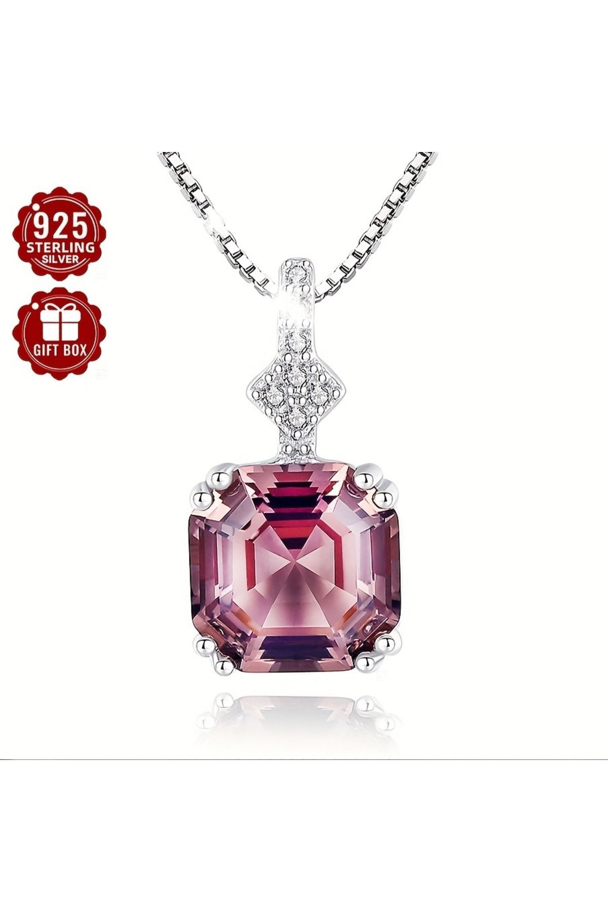 Aetheristore Aurora Grace 925 Gümüş Zirkon Taşlı Zarif Kolye